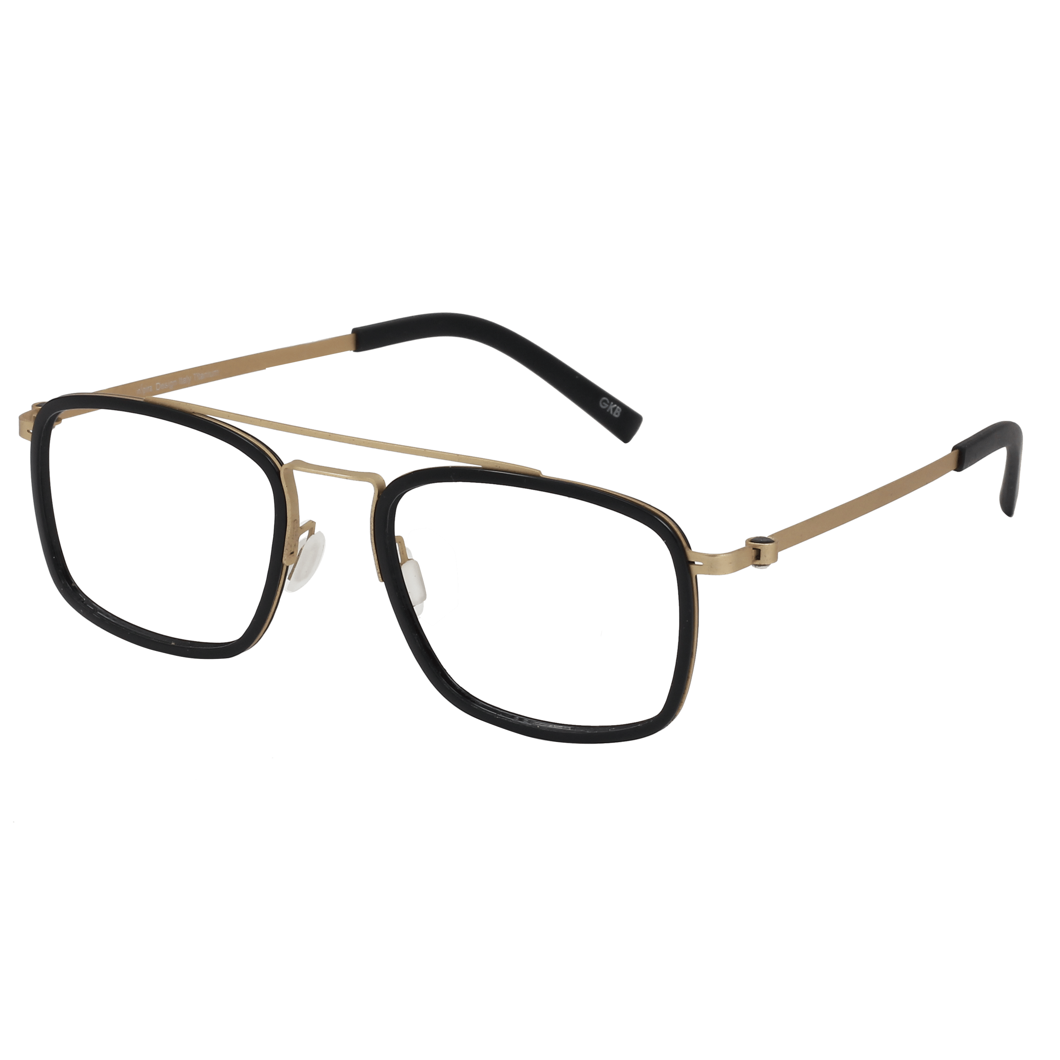 Inspira 5118O Frame Gold Unisex Full Titanium — Gold frame