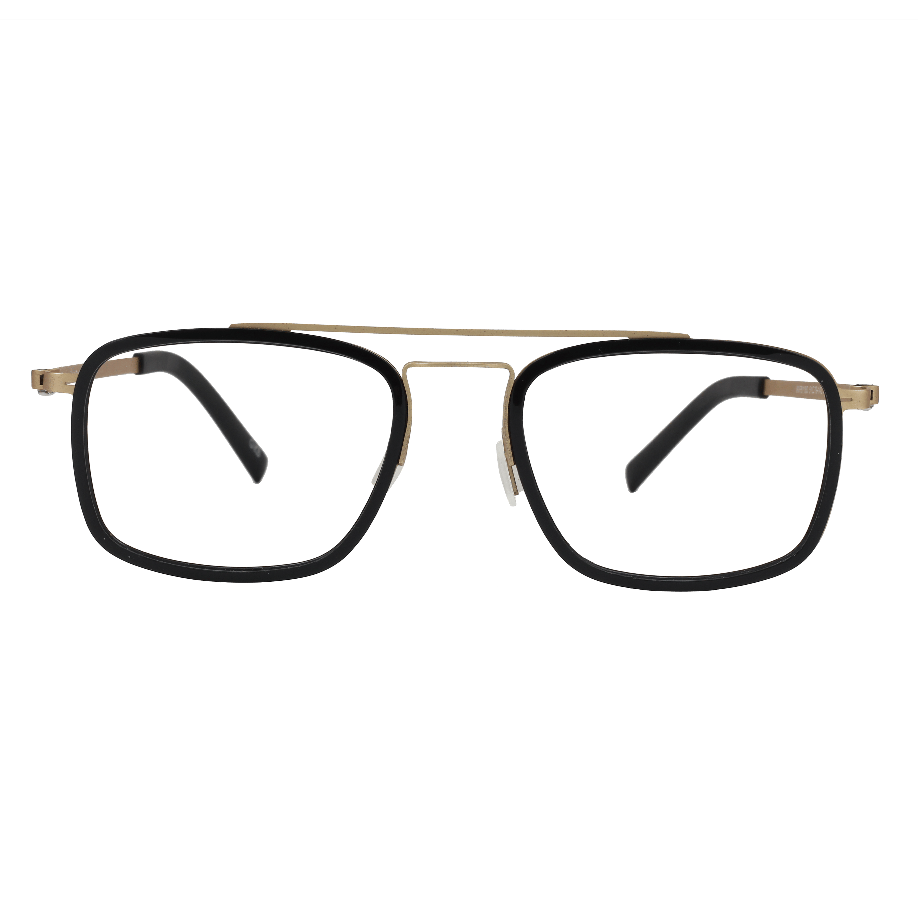 Inspira 5118O Frame Gold Unisex Full Titanium Frame — Gold frame — view 2