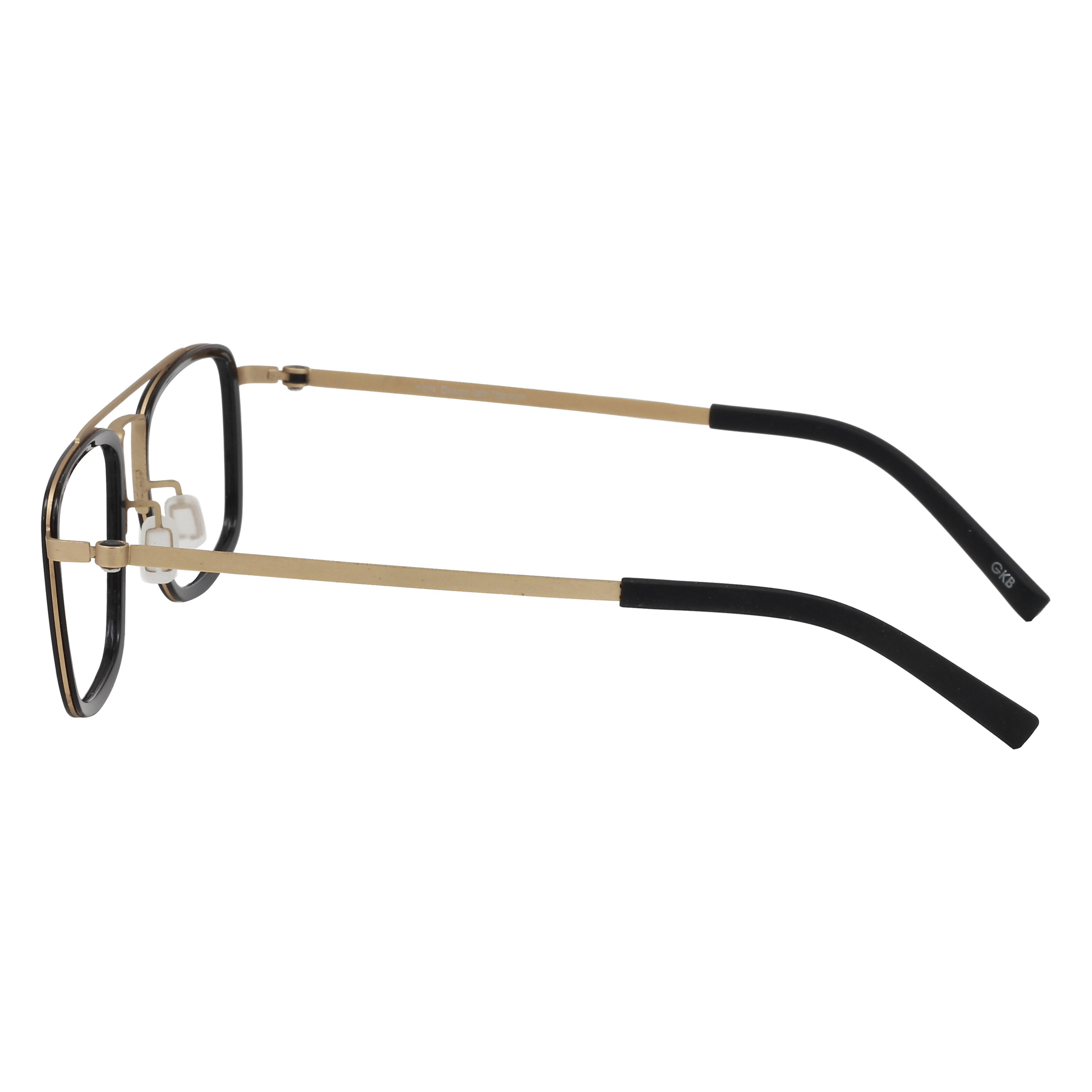 Inspira 5118O Frame Gold Unisex Full Titanium Frame — Gold frame — view 3