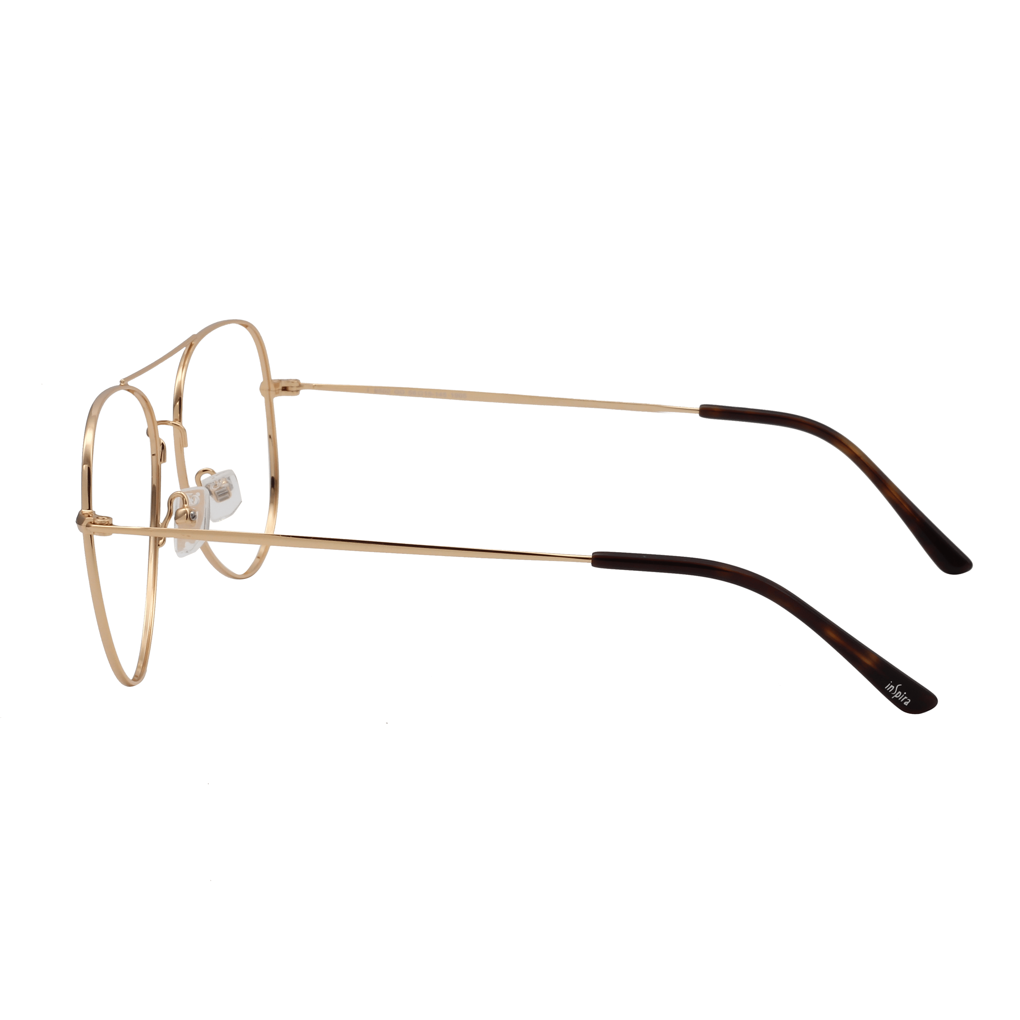 Inspira I 6502 Frame Gold Male Full Metal Frame — view 3