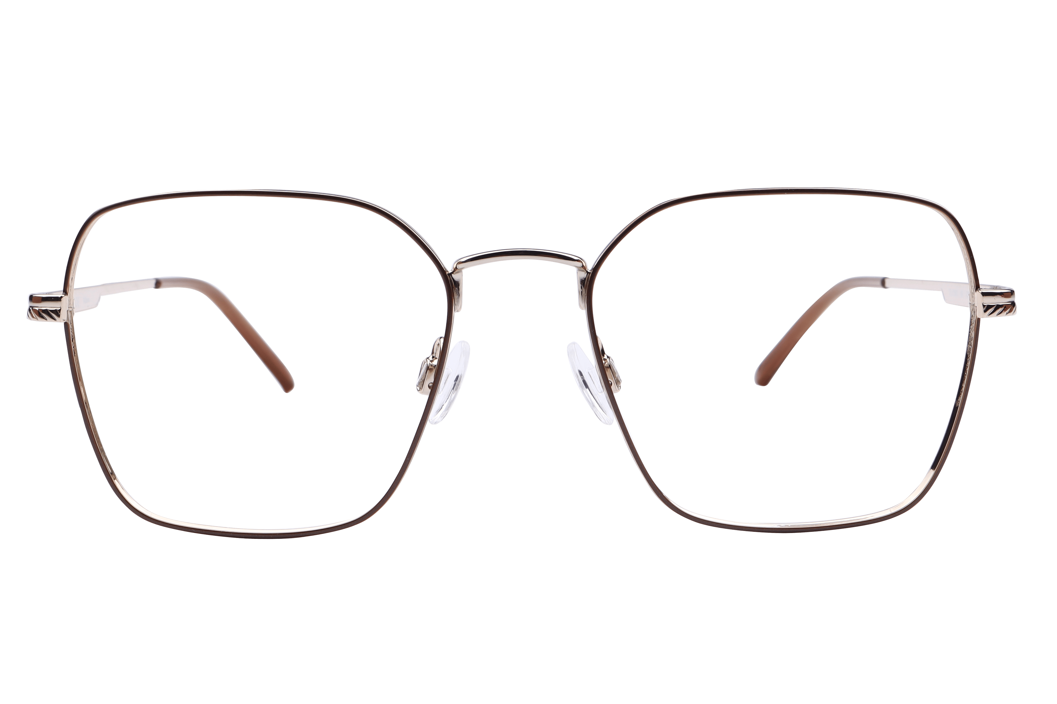 Elle EL13509 Frame Brown Female Full Metal Frame — Brown frame — view 2