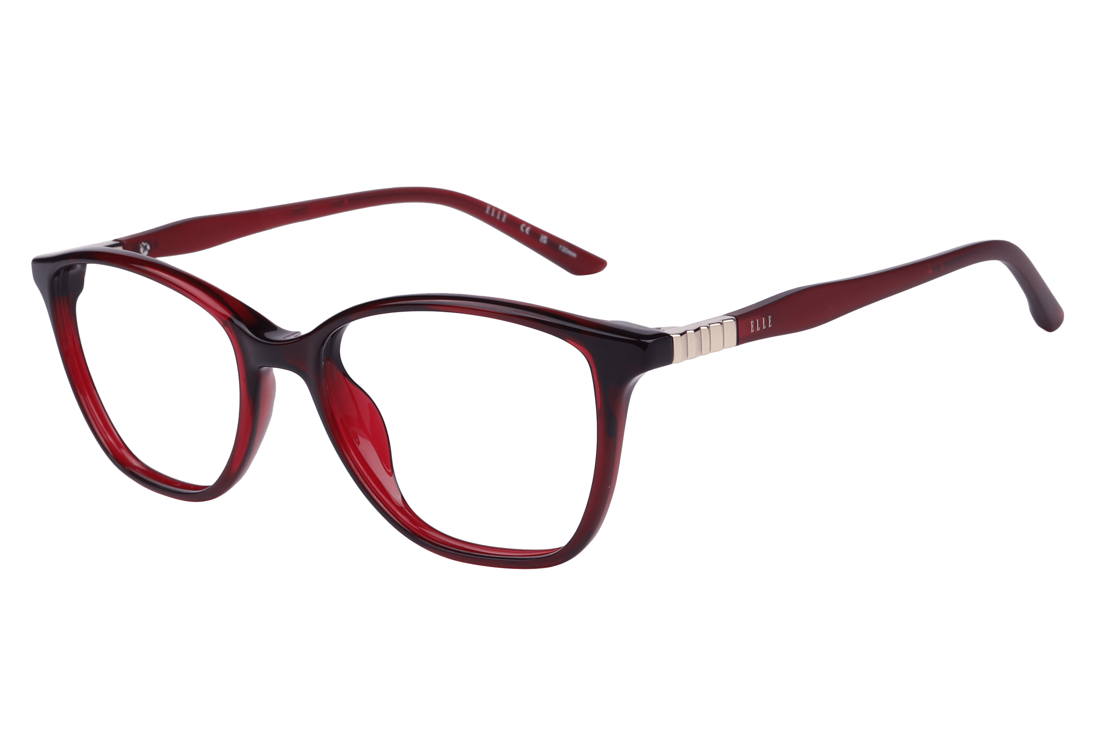 Elle EL13541 Frame Red Female Full Shell Frame — Red frame — alternate view