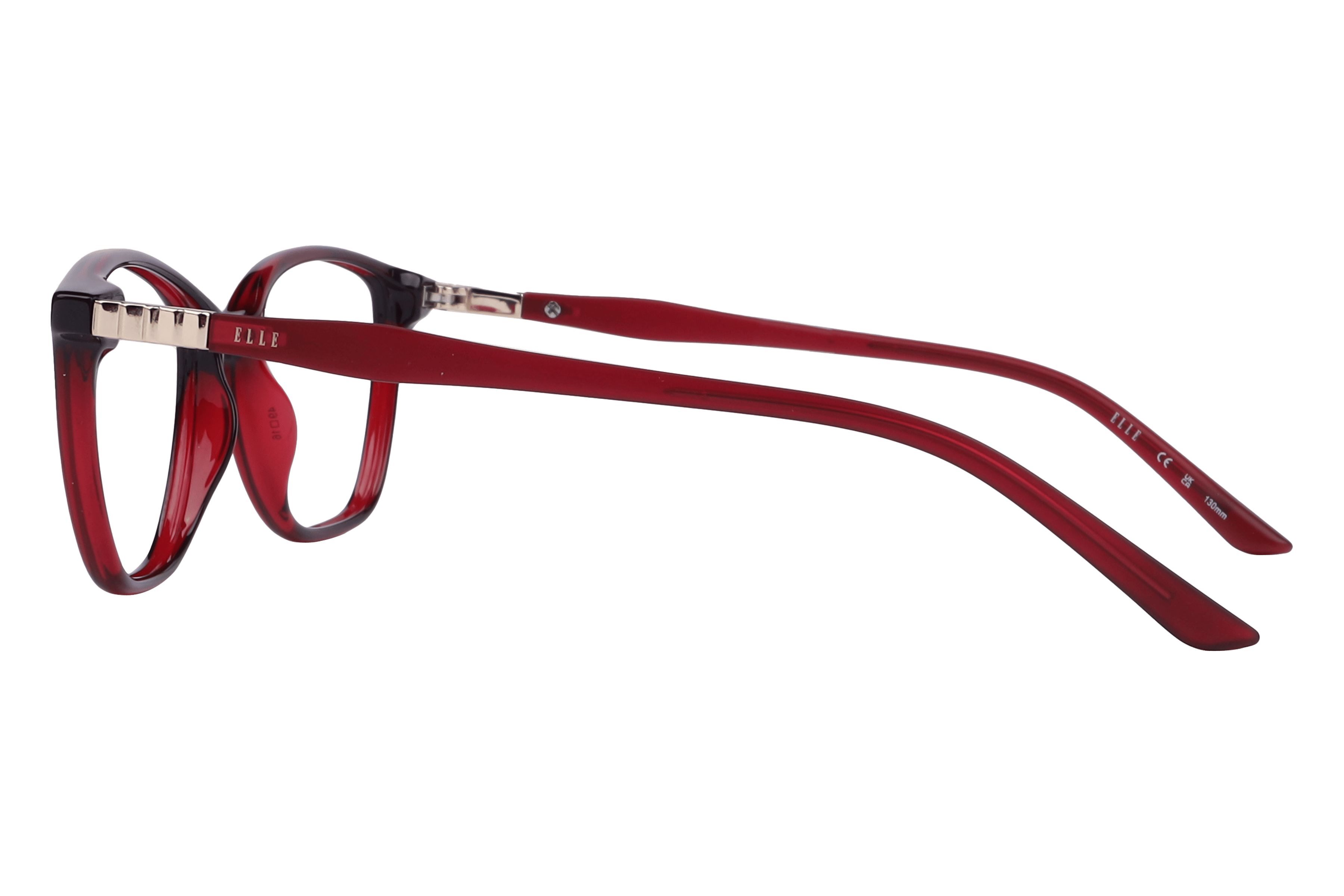 Elle EL13541 Frame Red Female Full Shell Frame — Red frame — view 3