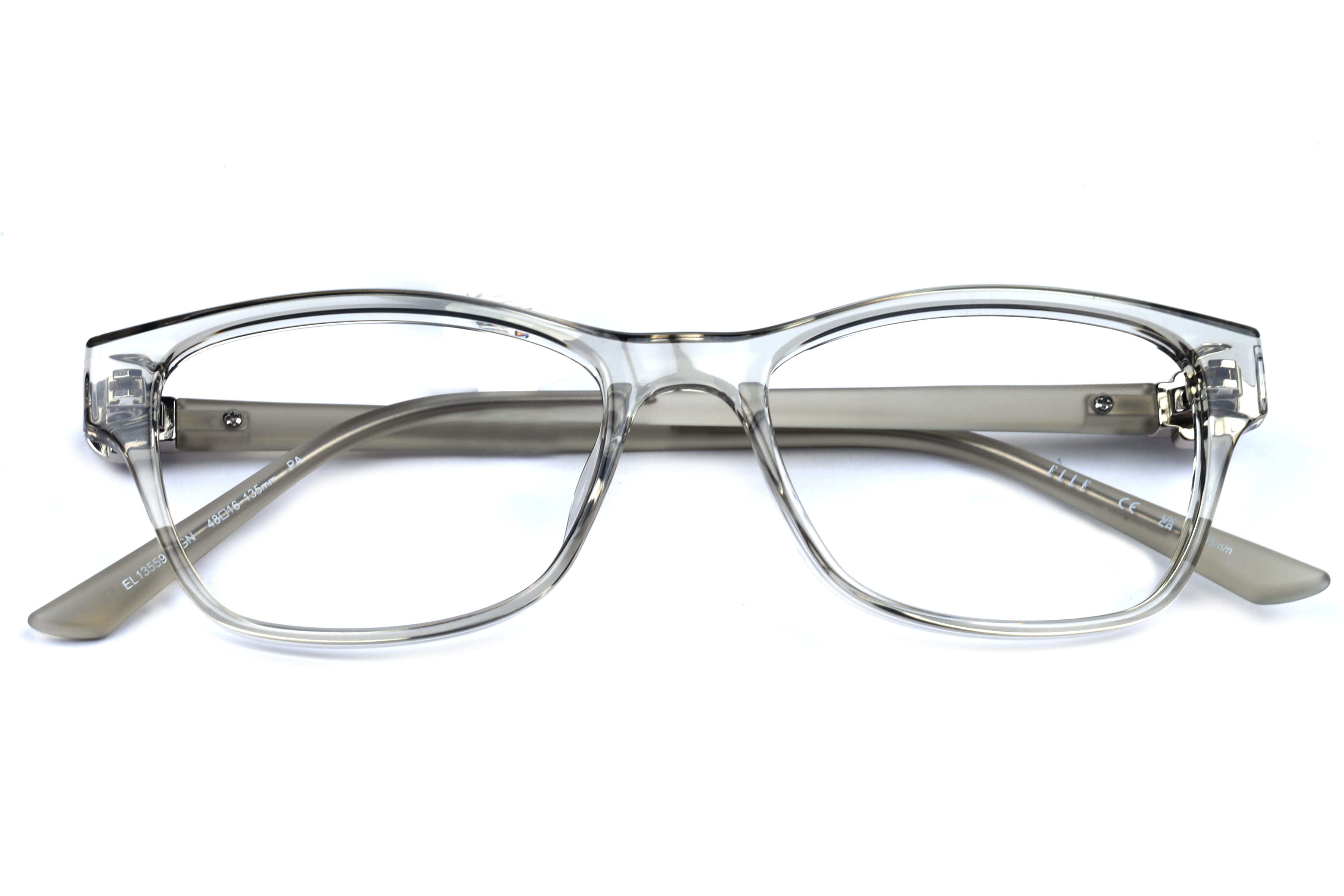 Elle EL 13559 Frame Transparent Green Female Full Shell Frame — Transparent Green frame — view 3