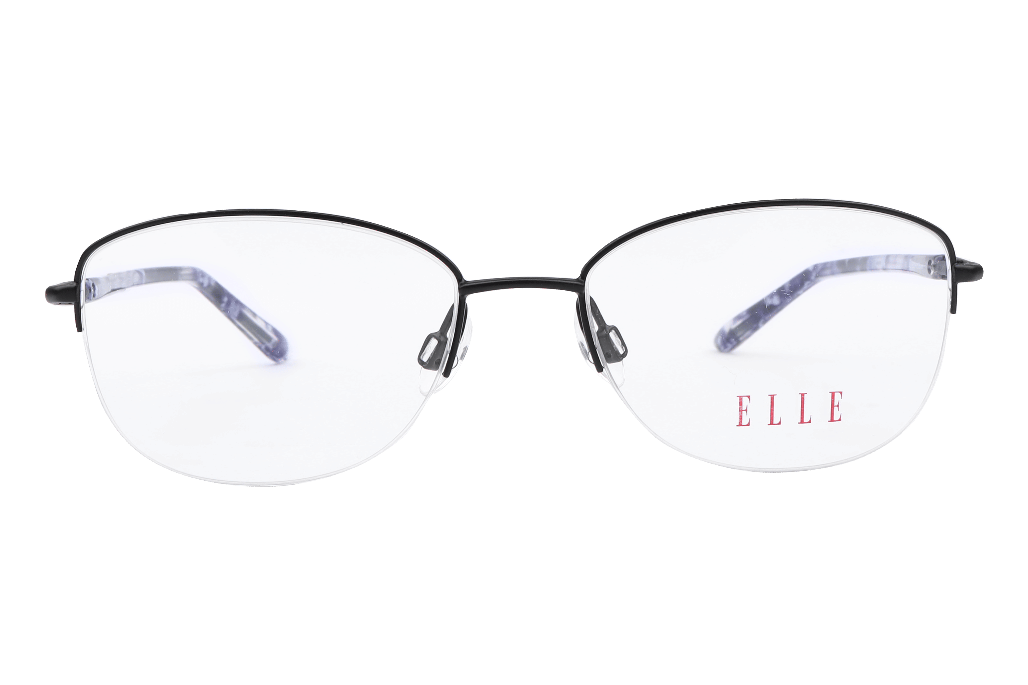 Elle EL13472 Frame Black Female Supra Metal Frame — Black frame