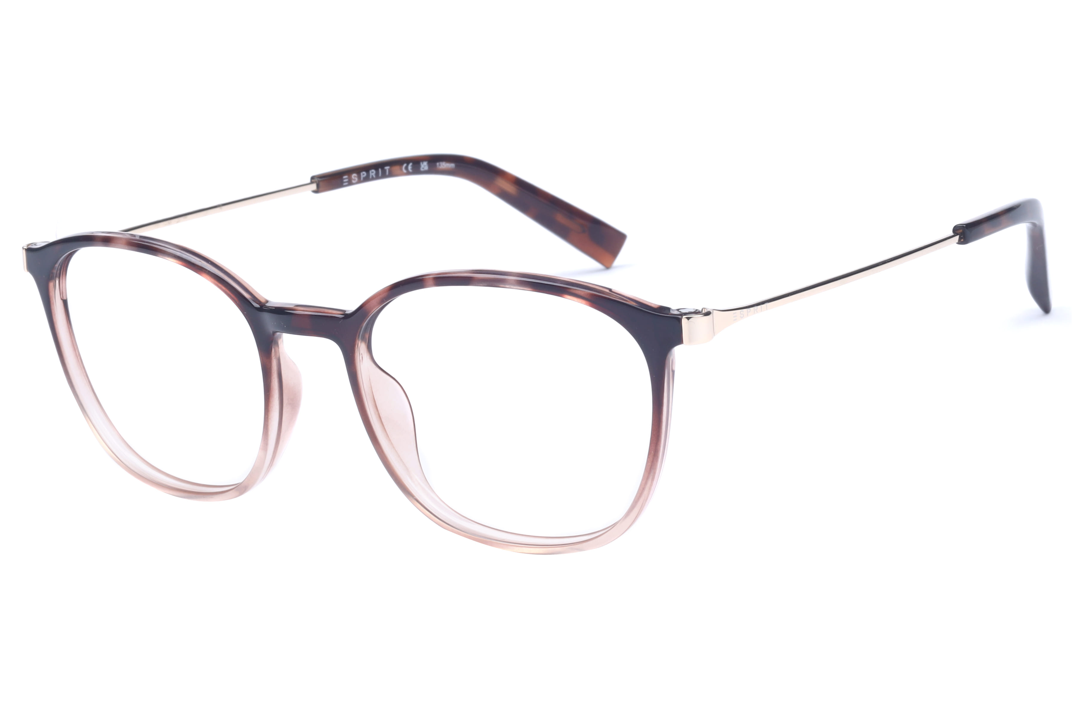 Esprit ET 33462 Frame Tortoise Unisex Full Metal Frame — Tortoise frame — view 1