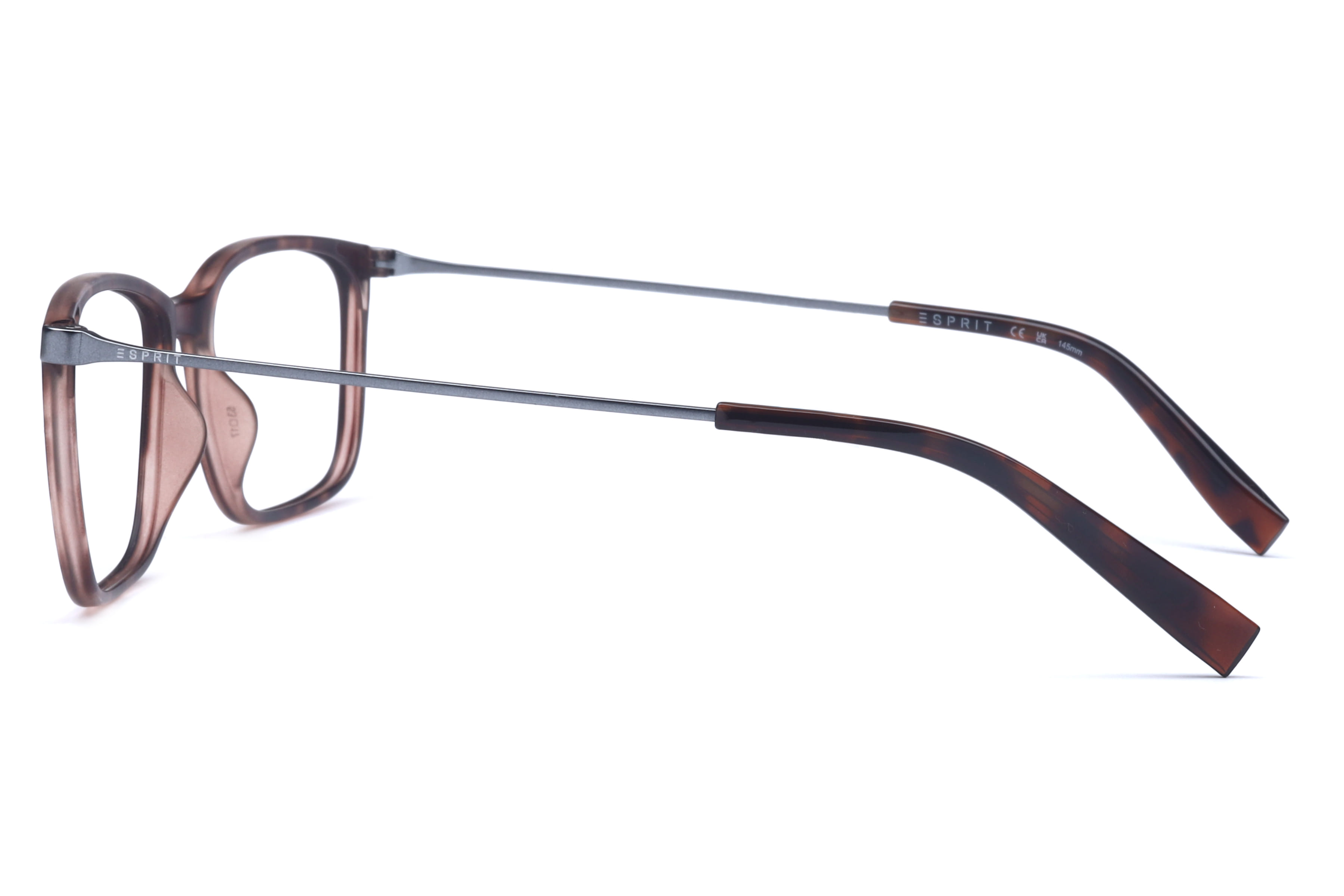 Esprit ET 33461 Frame Tortoise Unisex Full Metal Frame — Tortoise frame — view 3