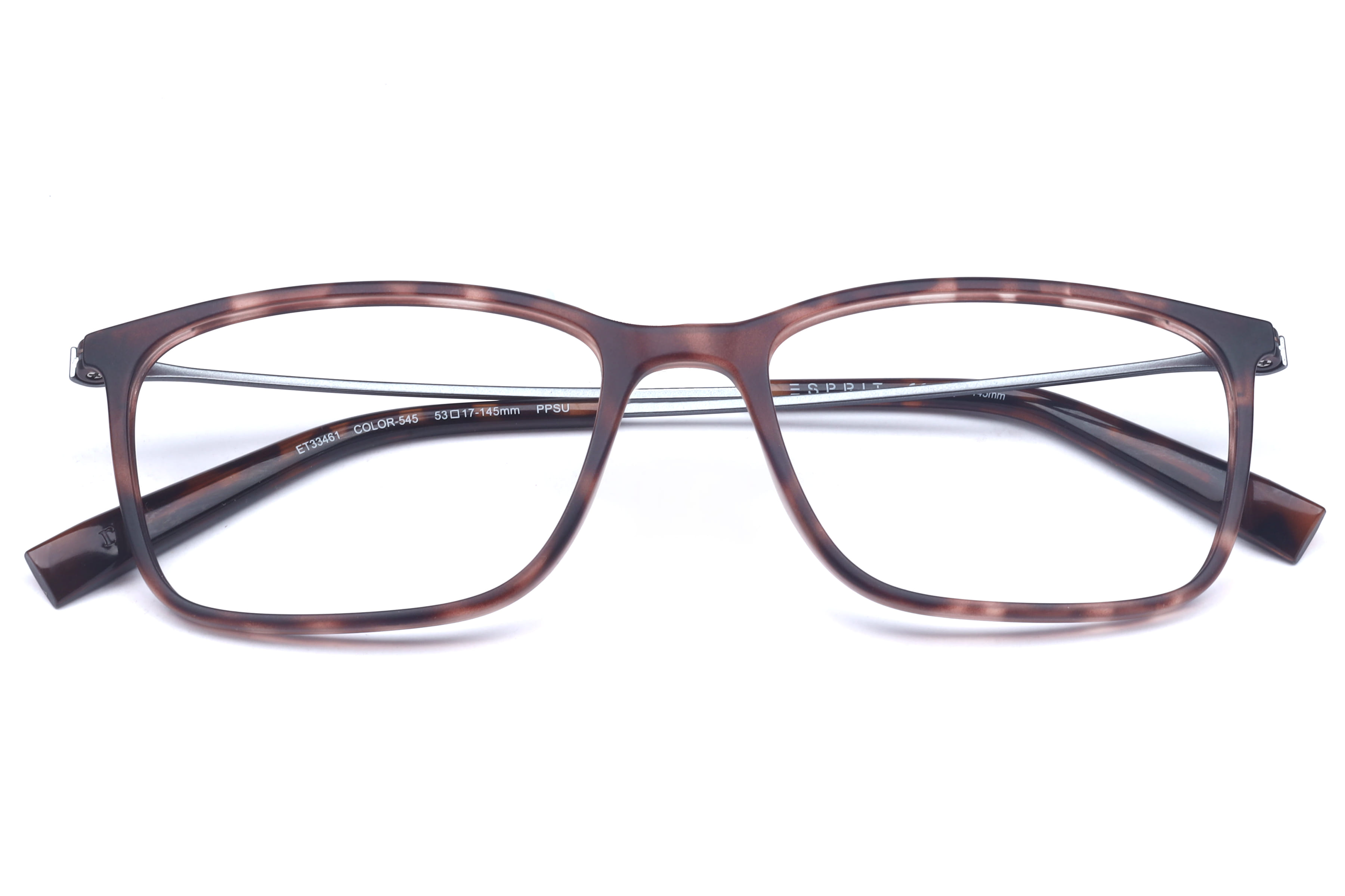 Esprit ET 33461 Frame Tortoise Unisex Full Metal Frame — Tortoise frame — view 4