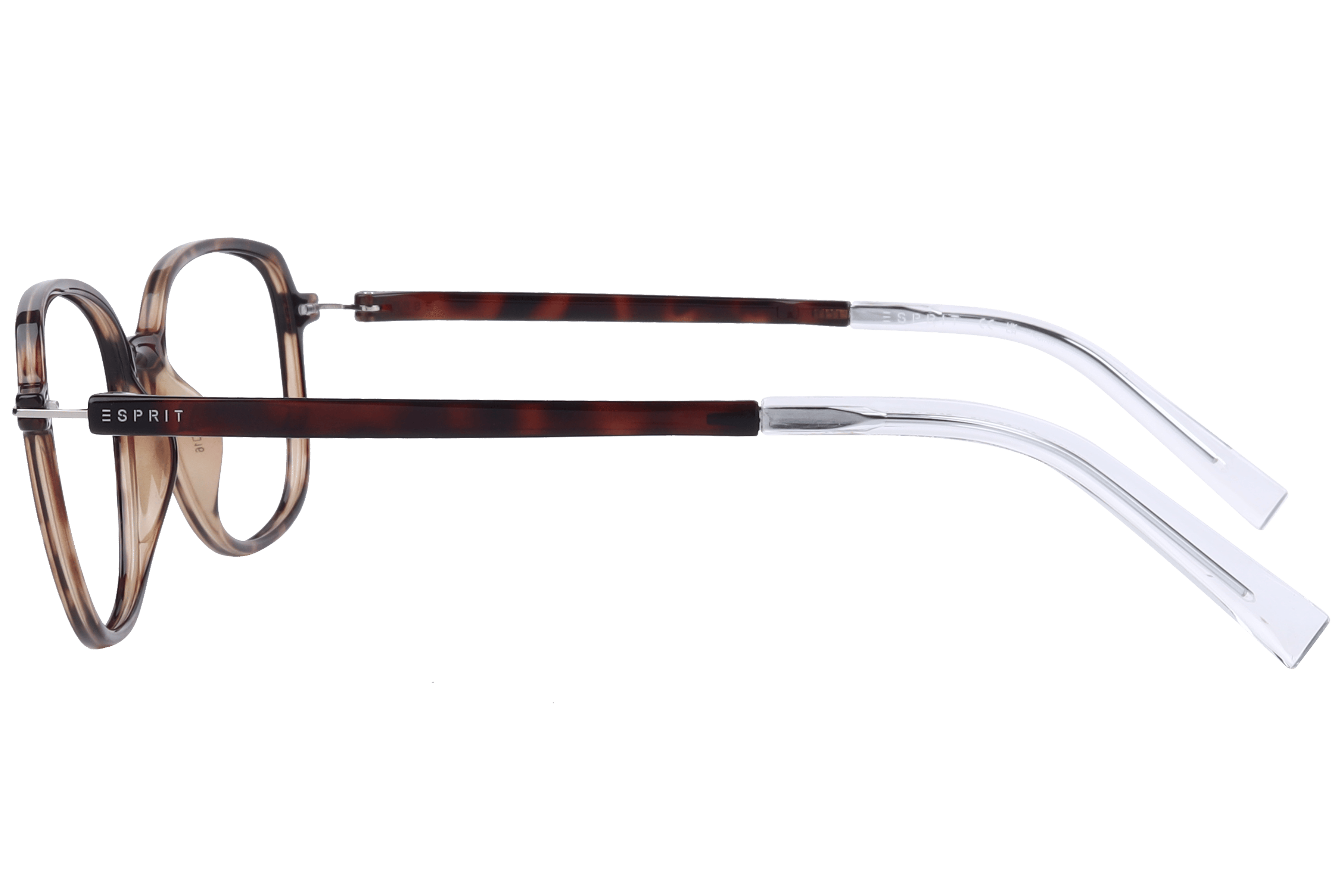 Esprit ET 33481 Frame Havana Unisex Full Shell Frame — Havana frame — view 3