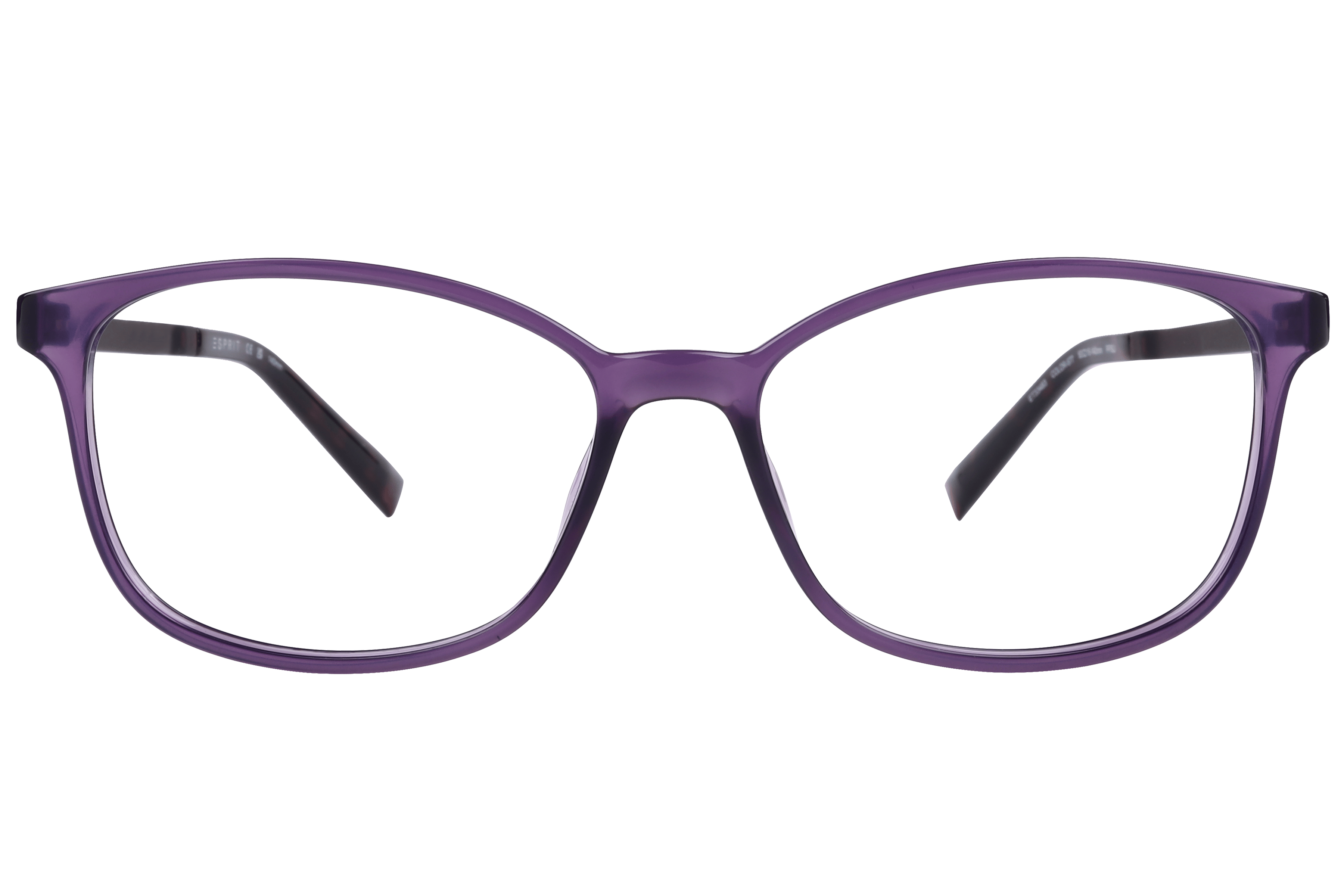 Esprit ET 33483 Frame Transparent Purple Female Full Shell Frame — Transparent Purple frame — view 2