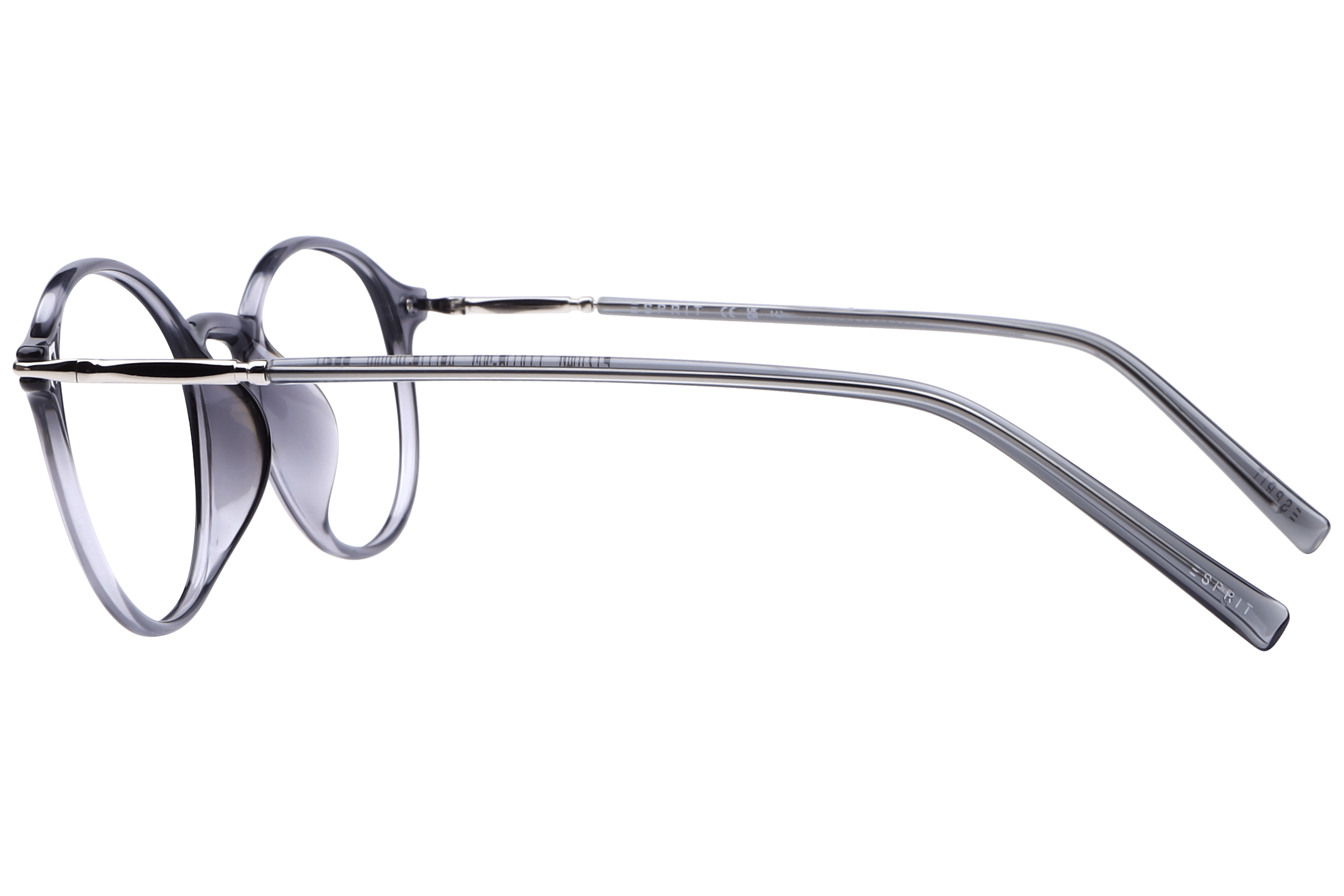 Esprit ET 21046 Frame Grey Unisex Full Metal Frame — Grey frame — view 3