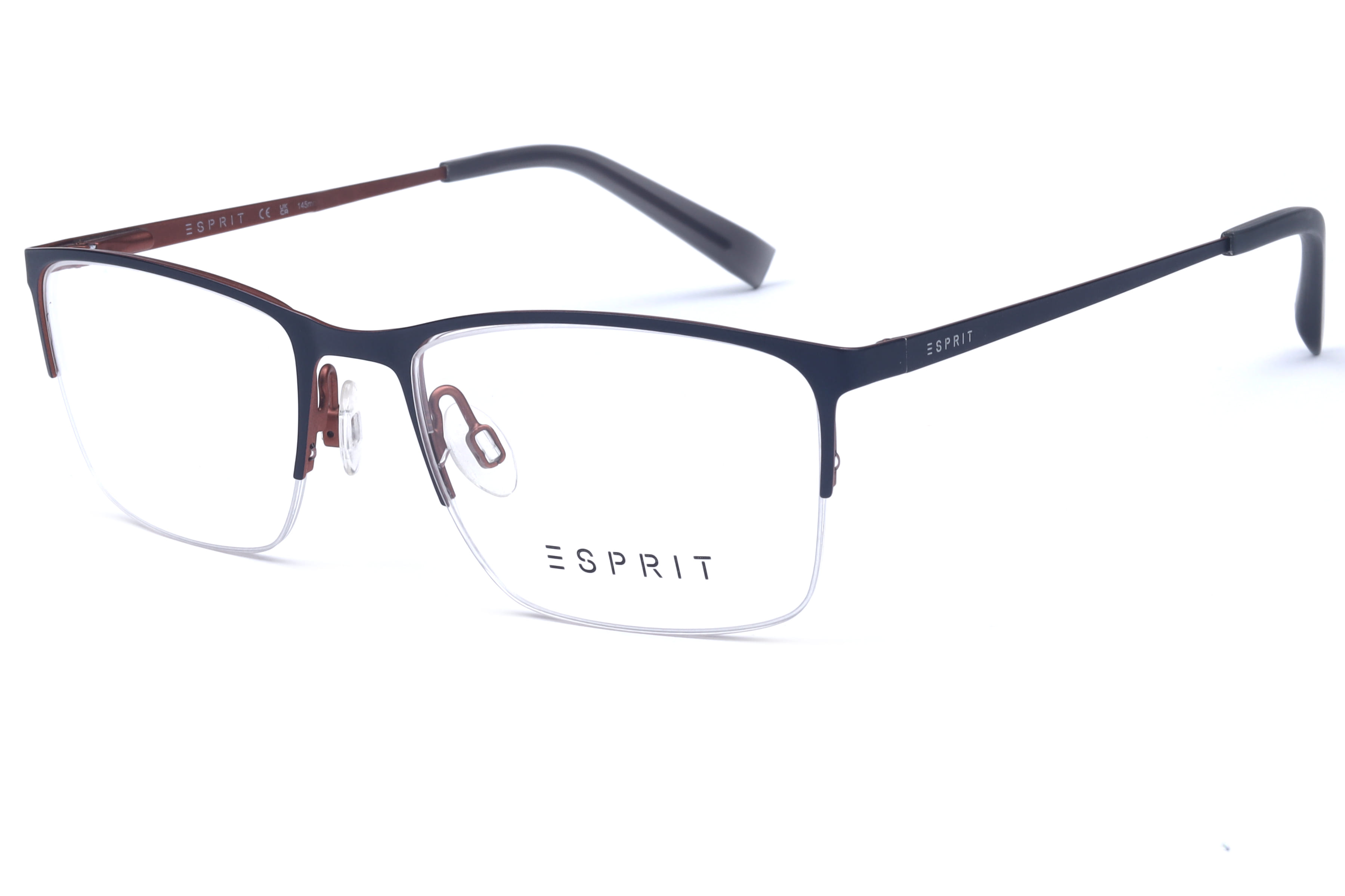 Esprit ET 33489 Frame Blue Male Supra Metal Frame — Blue frame — view 1