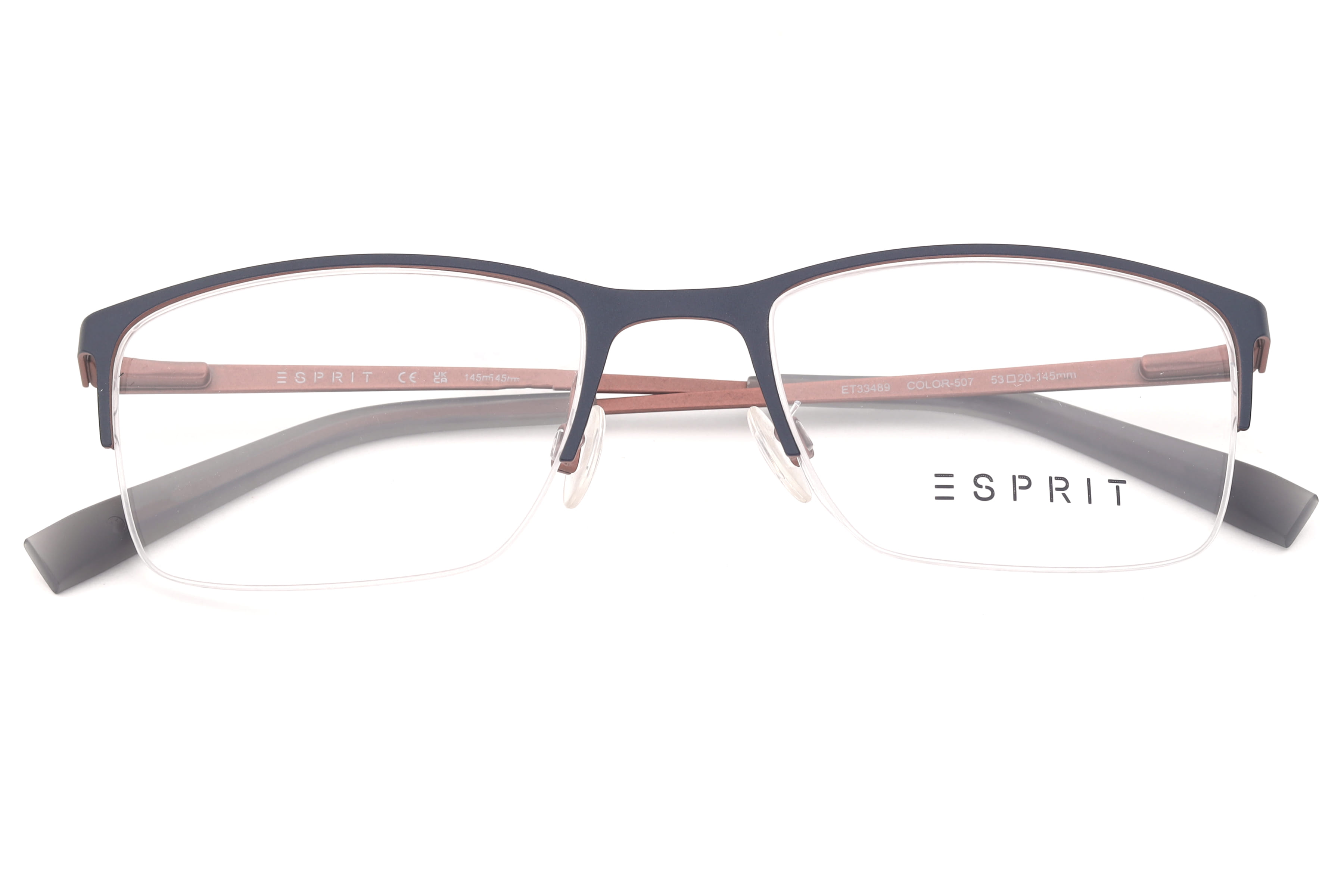 Esprit ET 33489 Frame Blue Male Supra Metal Frame — Blue frame — view 4