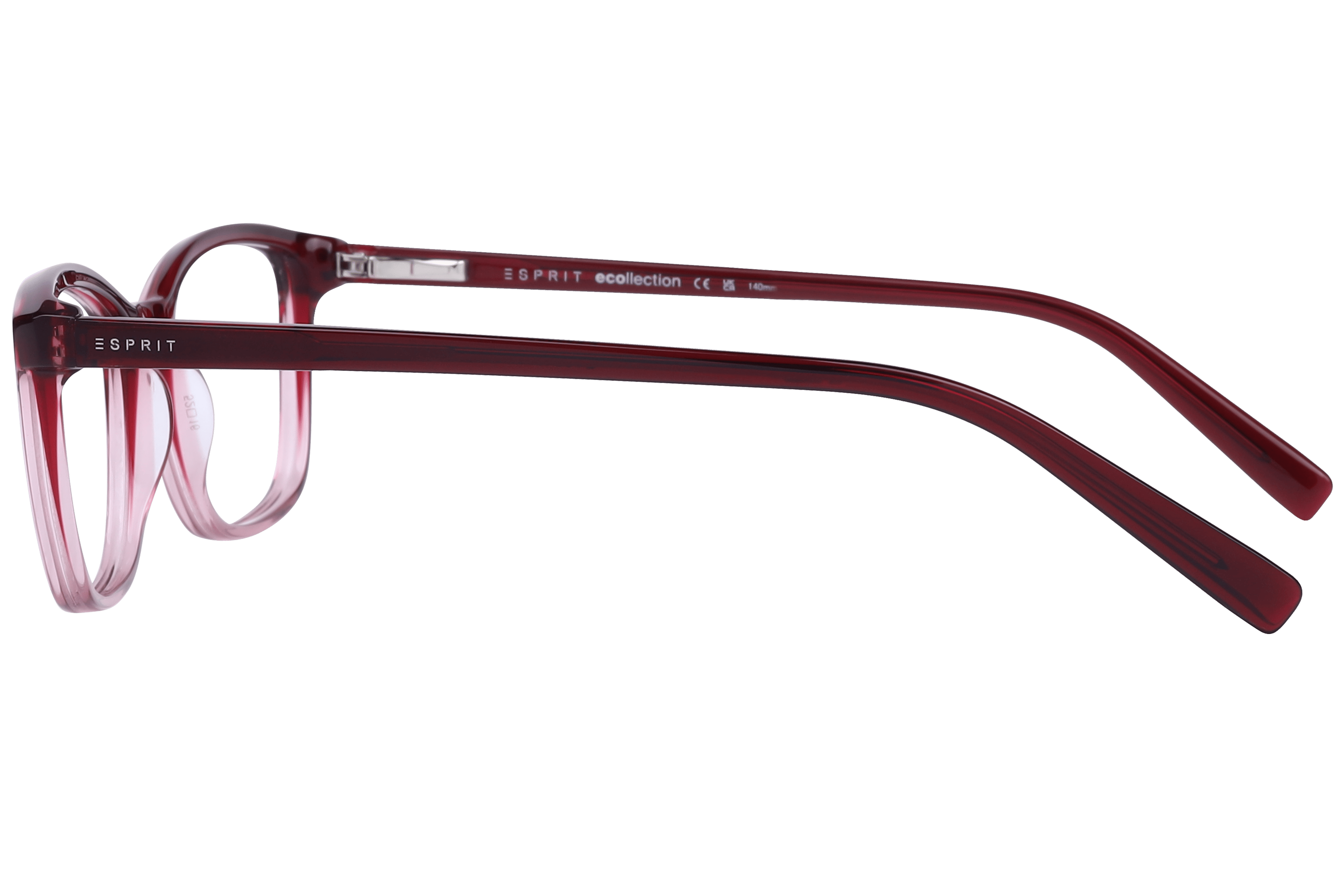 Esprit ET 33495 Frame Red Unisex Full Shell Frame — Red frame — view 3