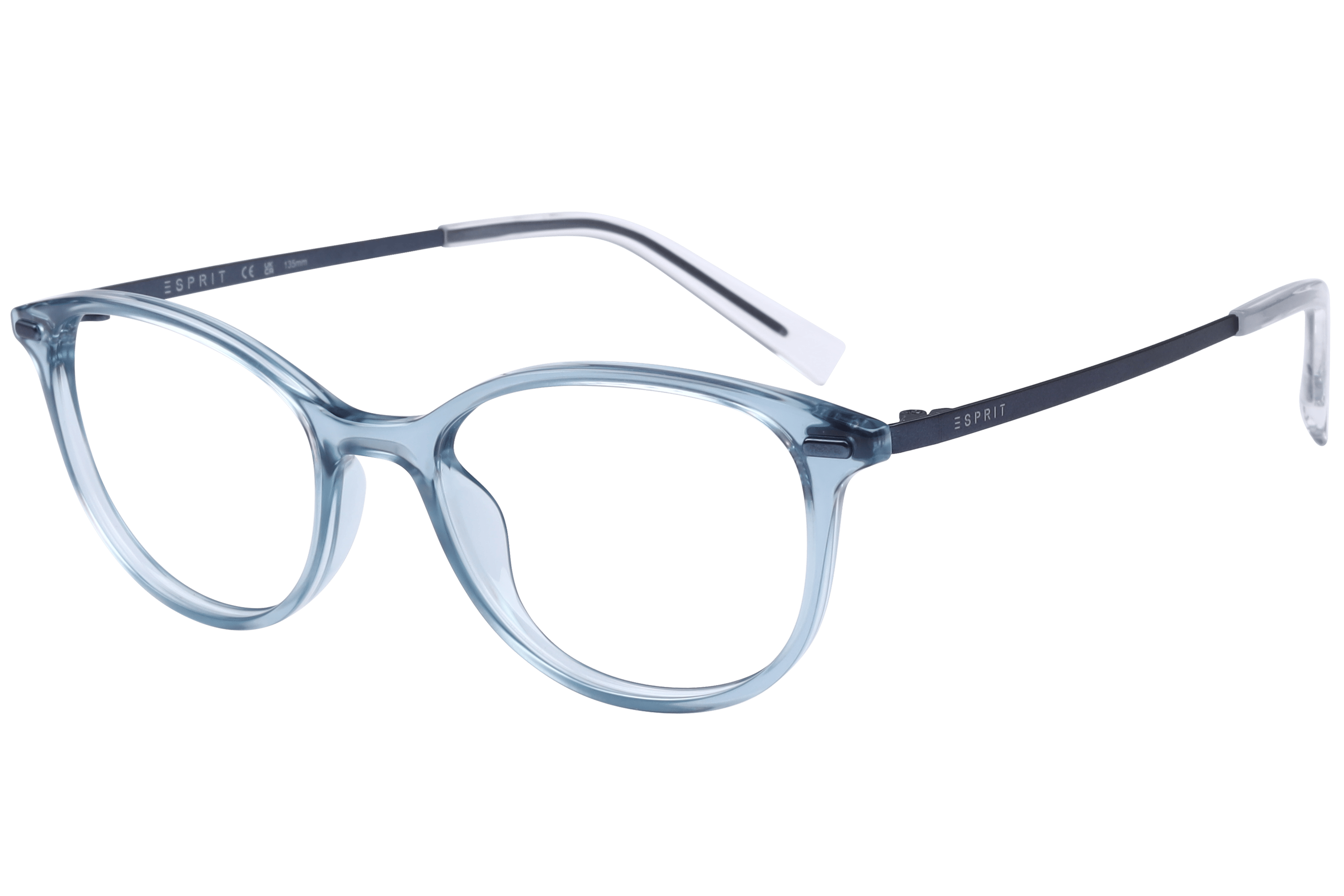 Esprit ET 33506 Frame Transparent Blue Female Full Metal — Transparent Blue frame
