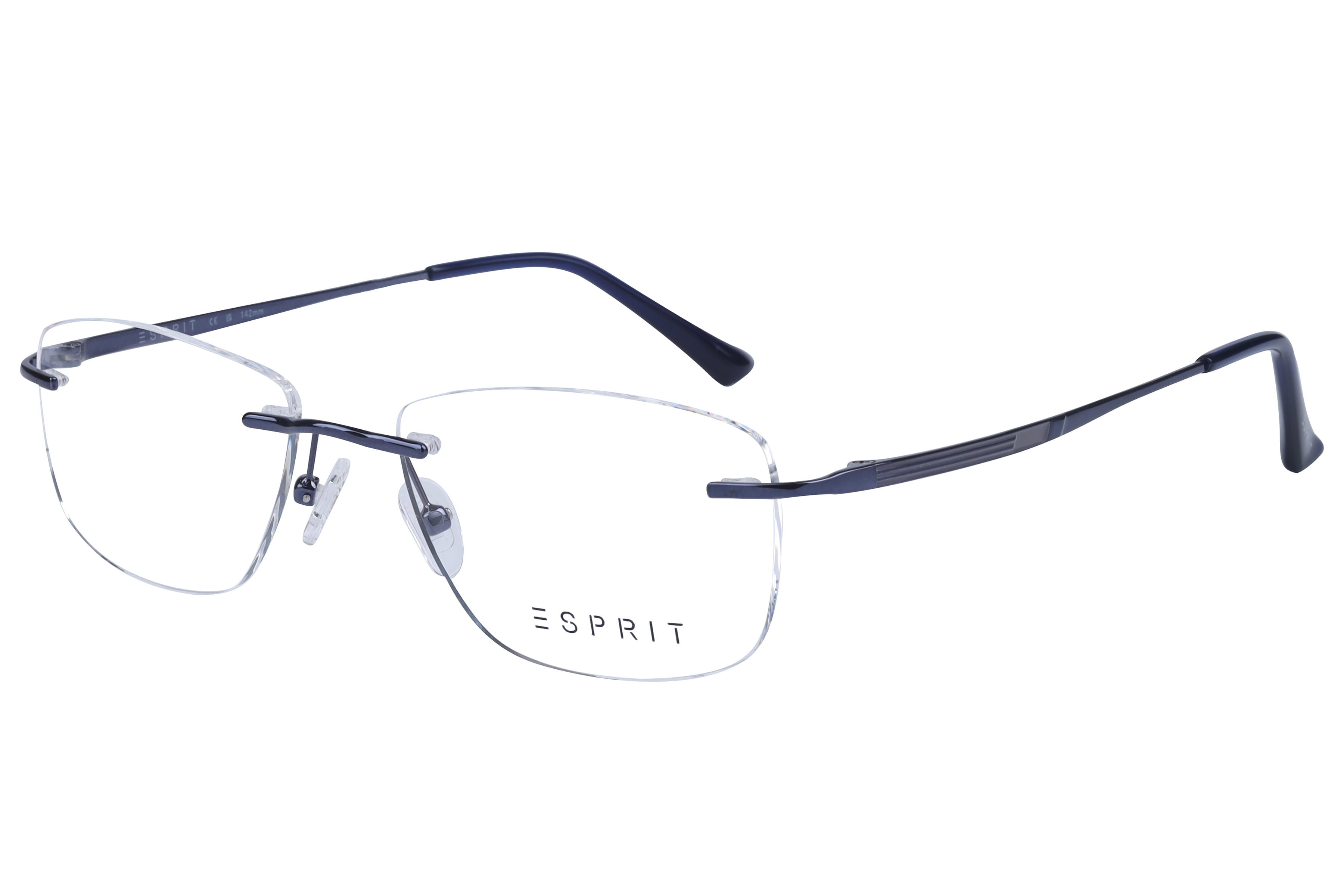 Esprit ET35604 Frame Blue Unisex RimLess Metal Frame — Blue frame — view 1