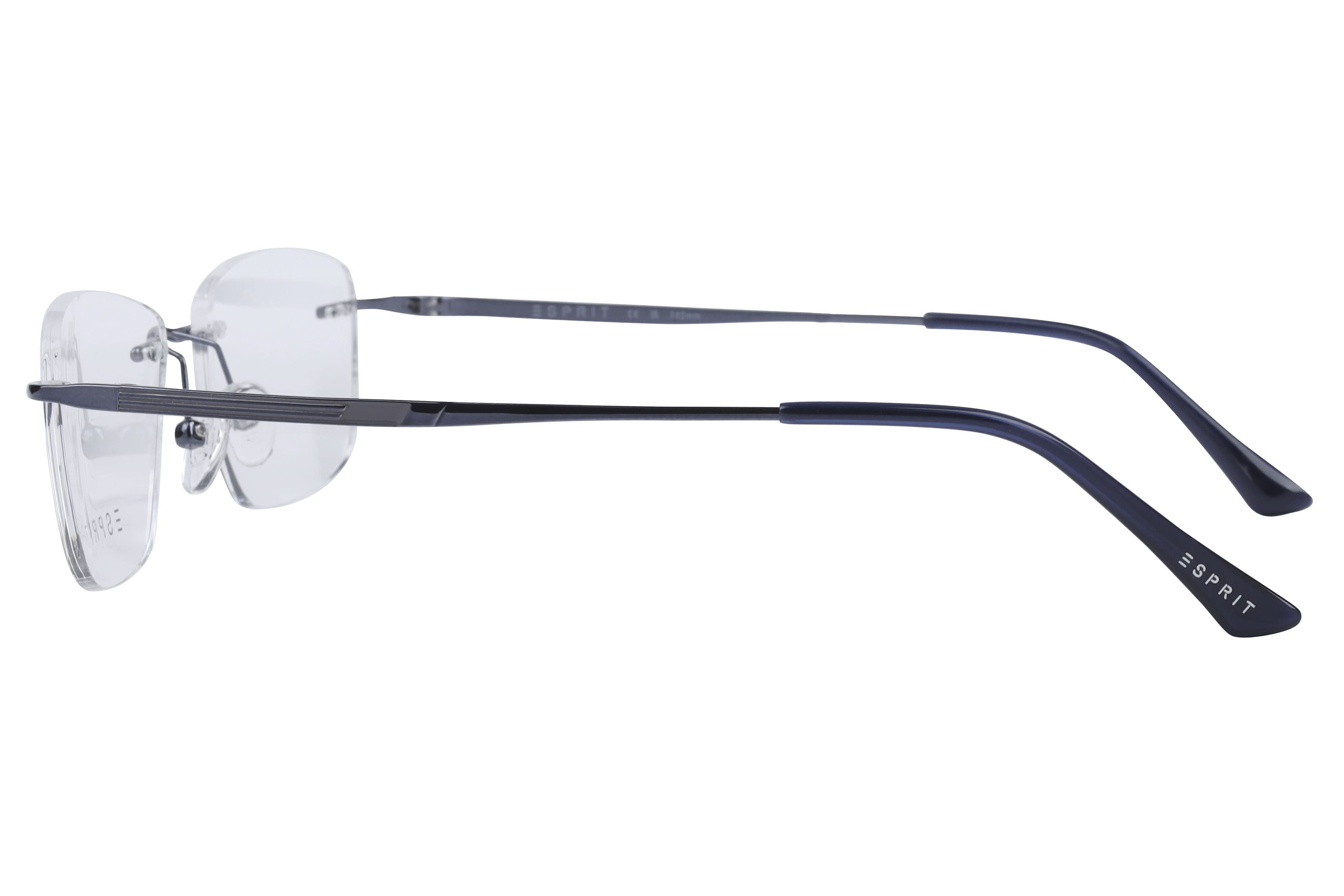 Esprit ET35604 Frame Blue Unisex RimLess Metal Frame — Blue frame — view 3