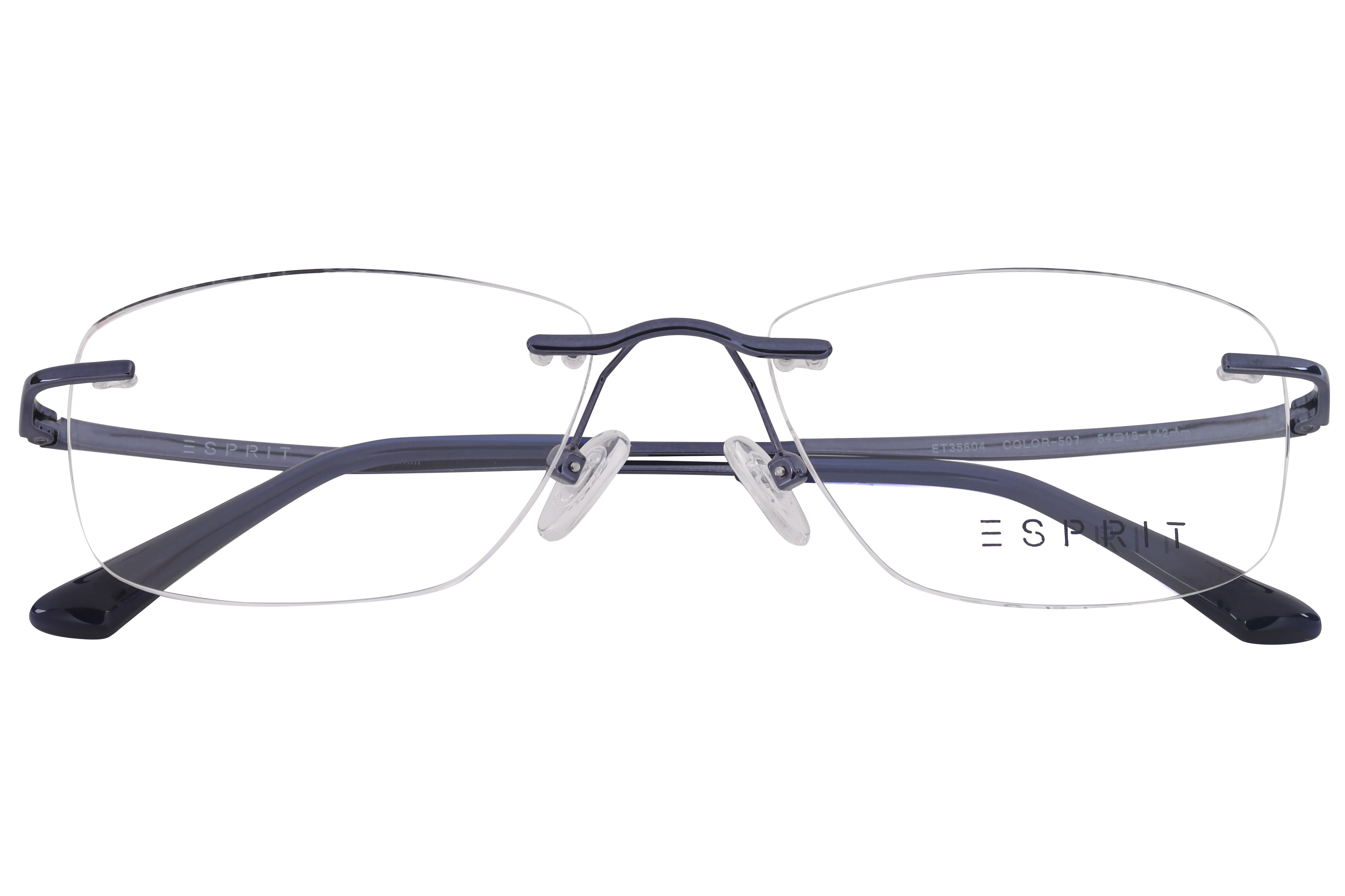 Esprit ET35604 Frame Blue Unisex RimLess Metal Frame — Blue frame — view 4