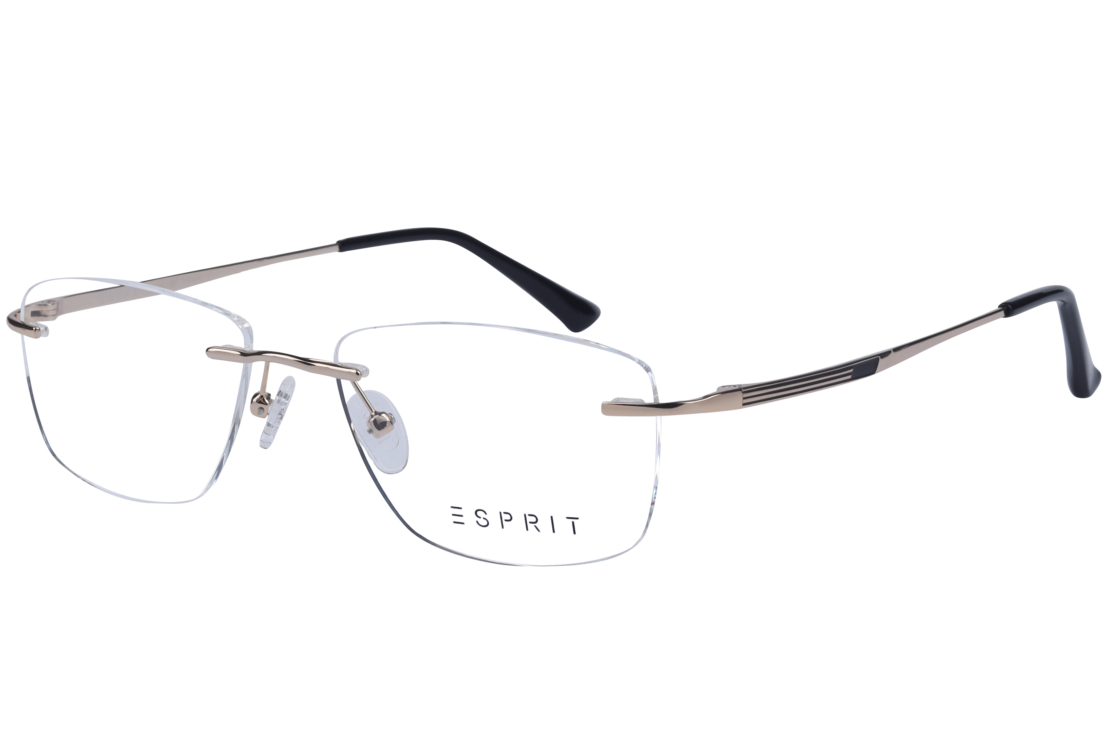 Esprit ET35604 Frame Gold Unisex RimLess Metal Frame — Gold frame — view 1