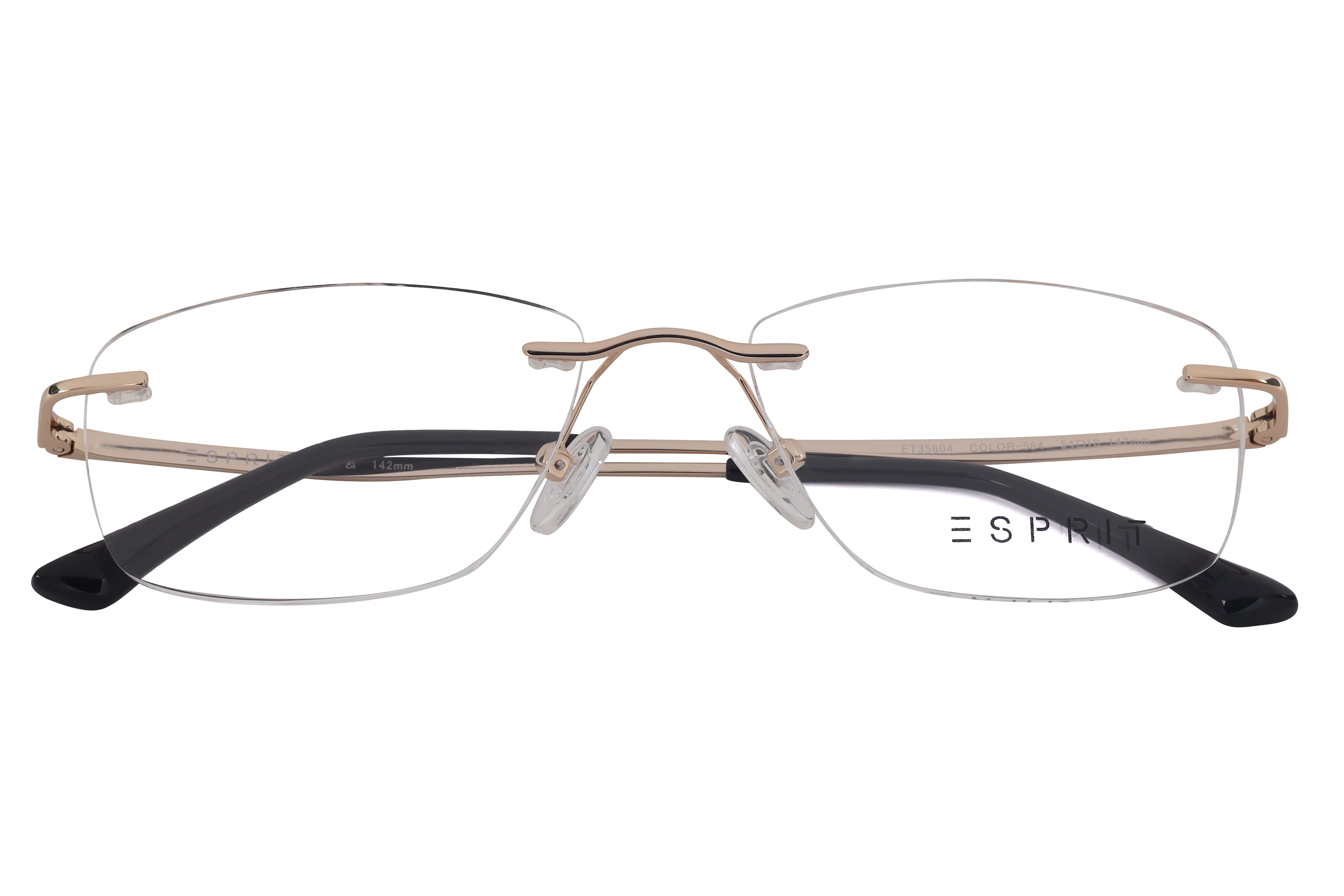 Esprit ET35604 Frame Gold Unisex RimLess Metal Frame — Gold frame — view 4