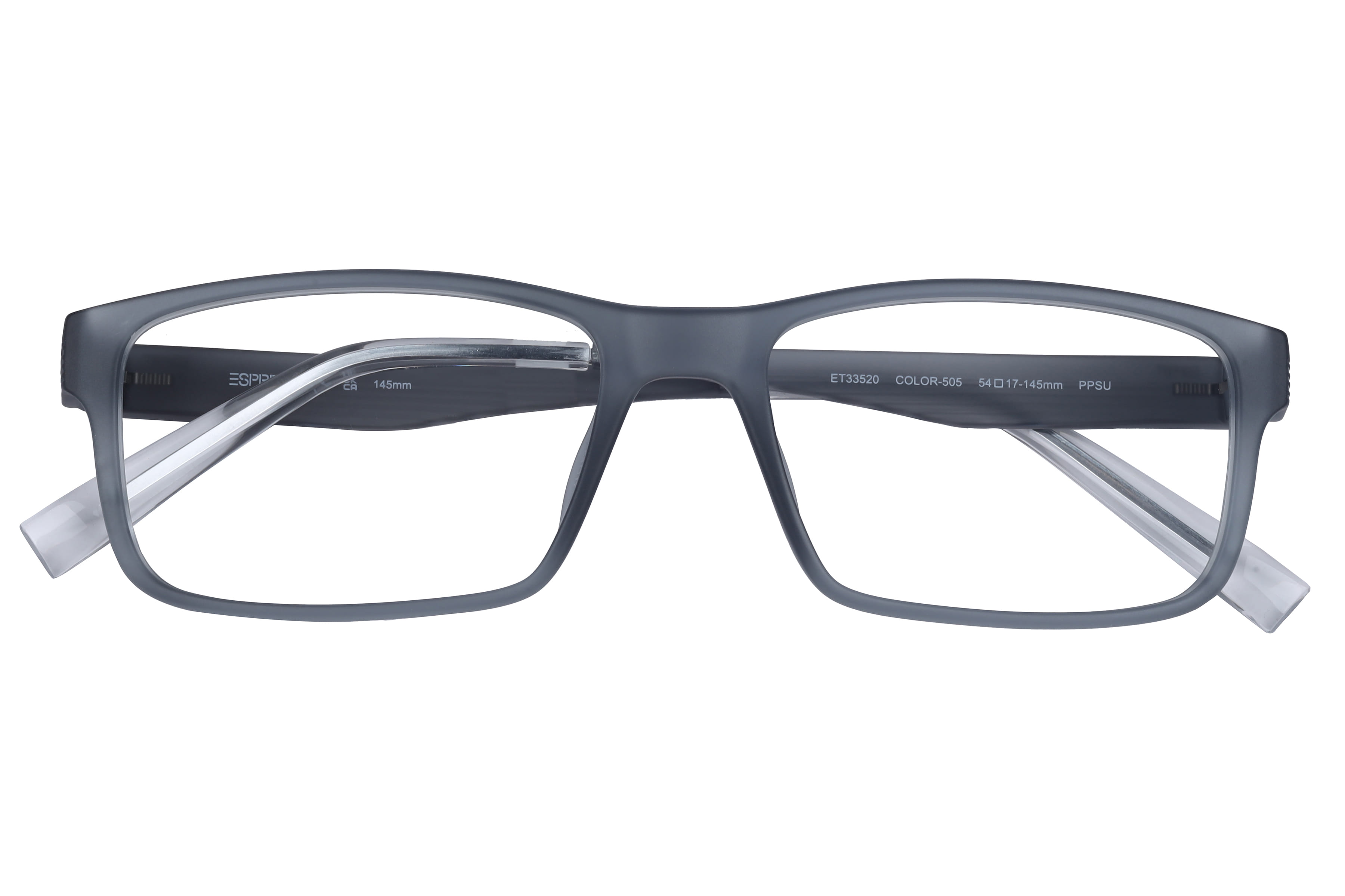 Esprit ET33520 Frame Matt Grey Unisex Full Shell Frame — Matt Grey frame — view 4