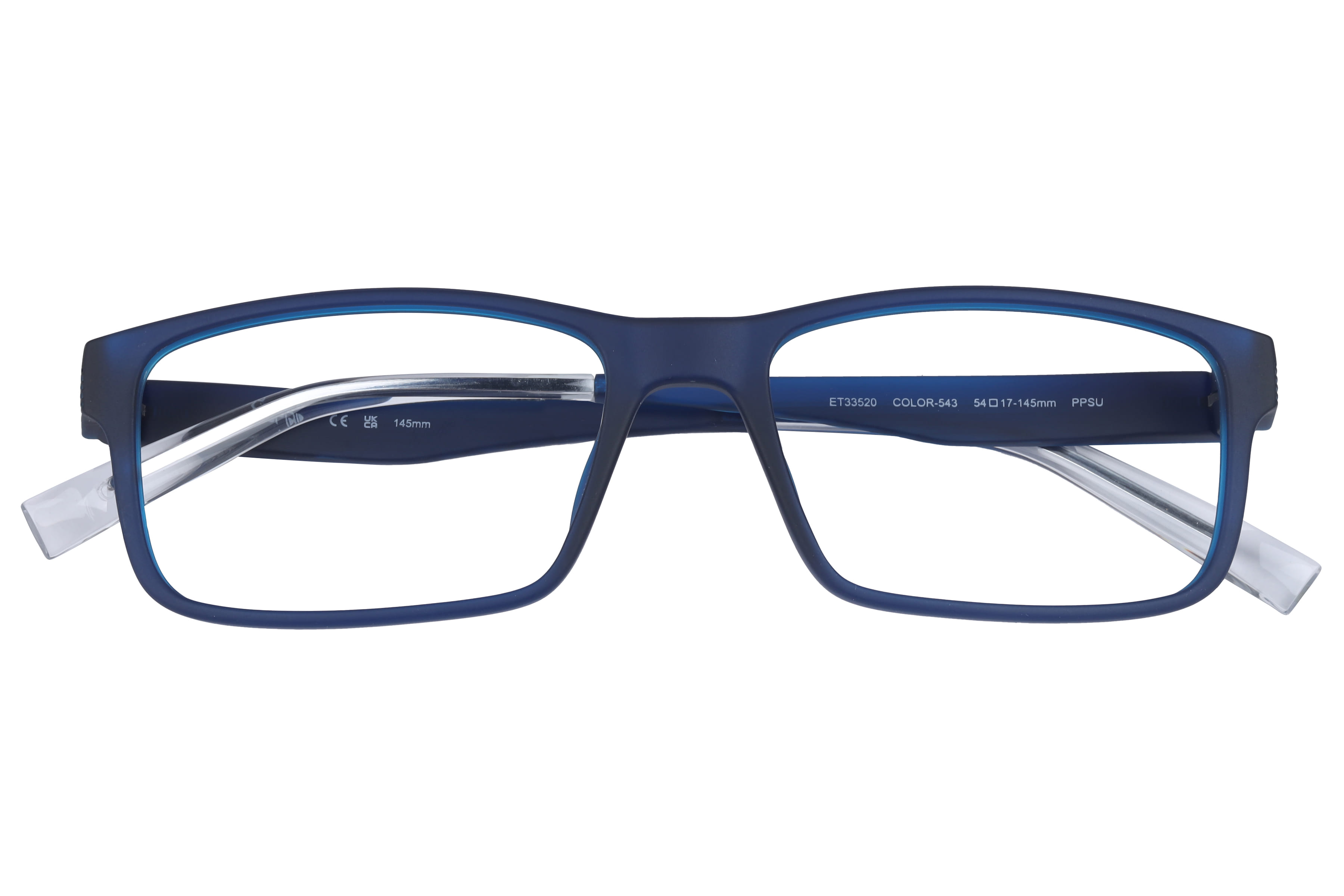 Esprit ET33520 Frame Matt Blue Unisex Full Shell Frame — Matt Blue frame — view 4