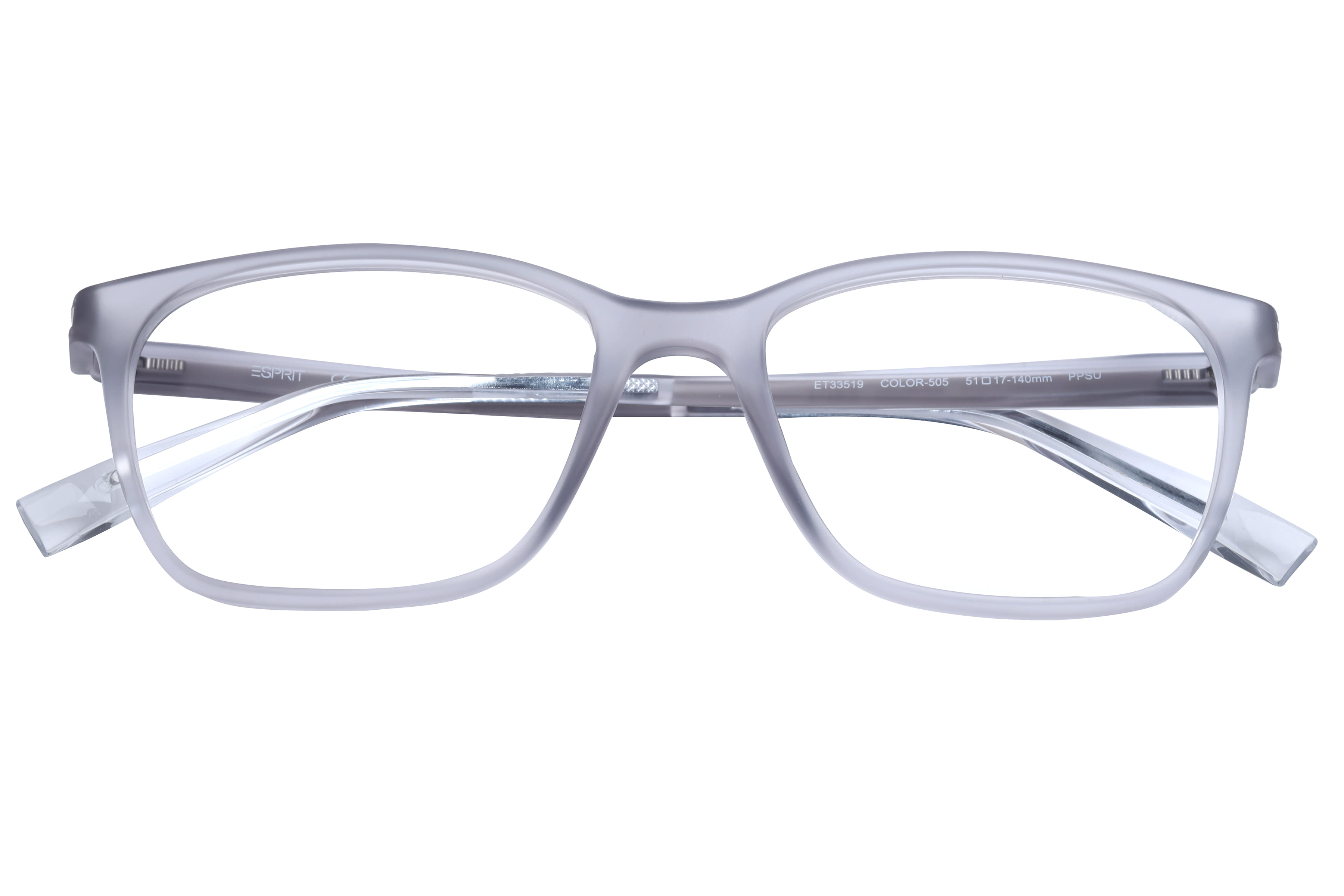 Esprit ET33519 Frame Matt Grey Unisex Full Shell Frame — Matt Grey frame — view 4