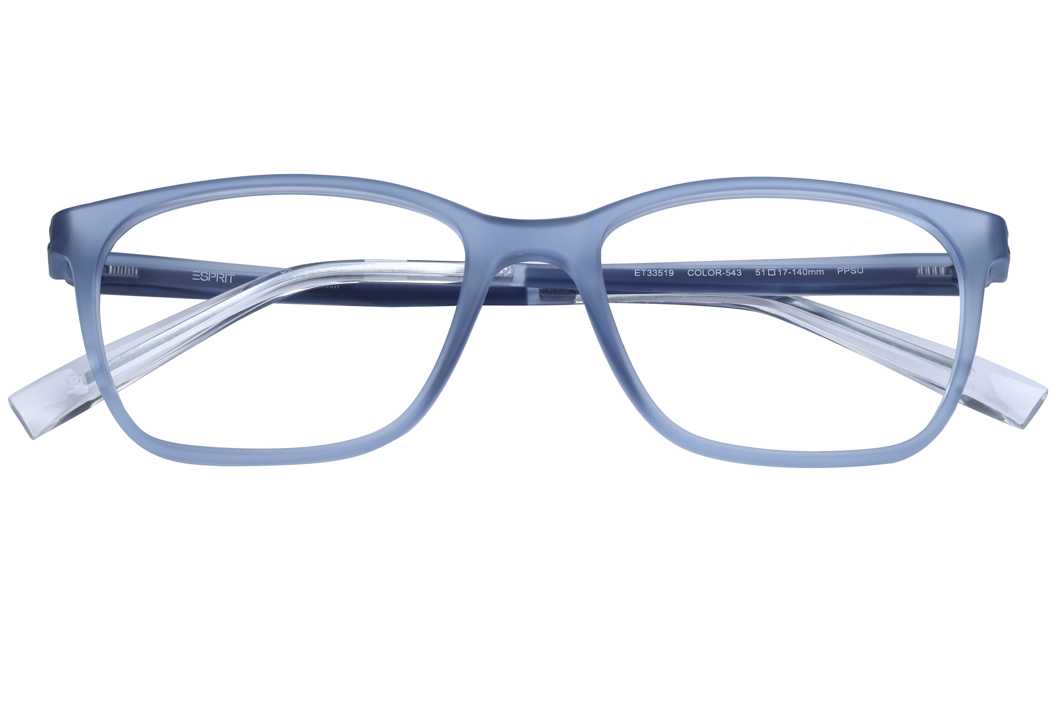 Esprit ET33519 Frame Matt Blue Unisex Full Shell Frame — Matt Blue frame — view 4