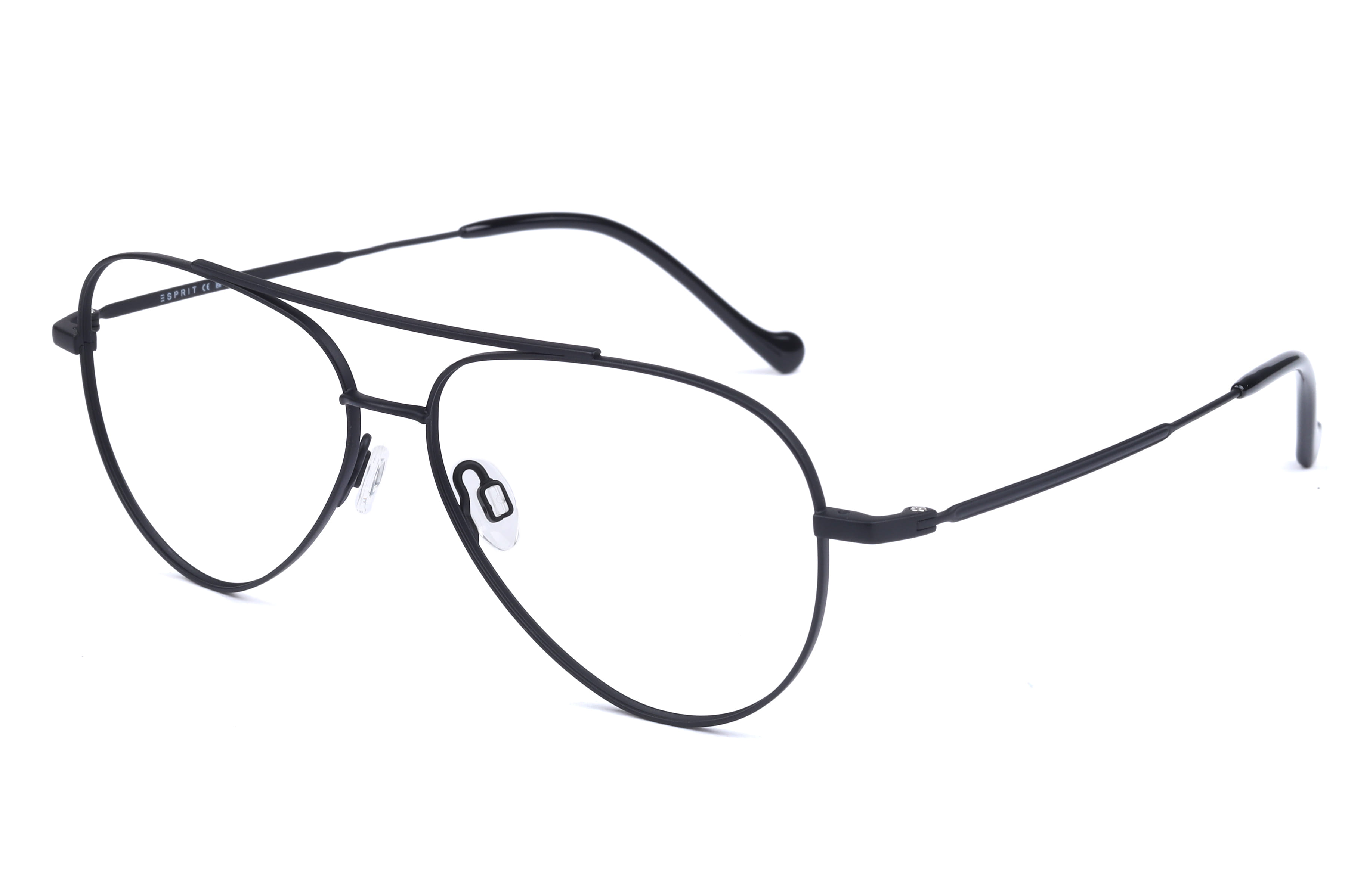 Esprit ET43517 Frame Matt Black Male Full Titanium Frame — Matt Black frame — view 1