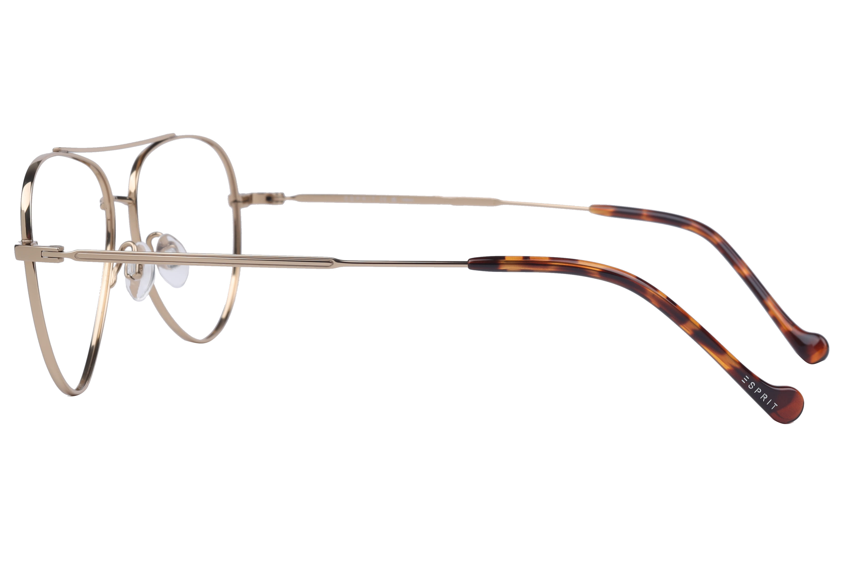 Esprit ET43517 Frame Gold Male Full Titanium Frame — Gold frame — view 3