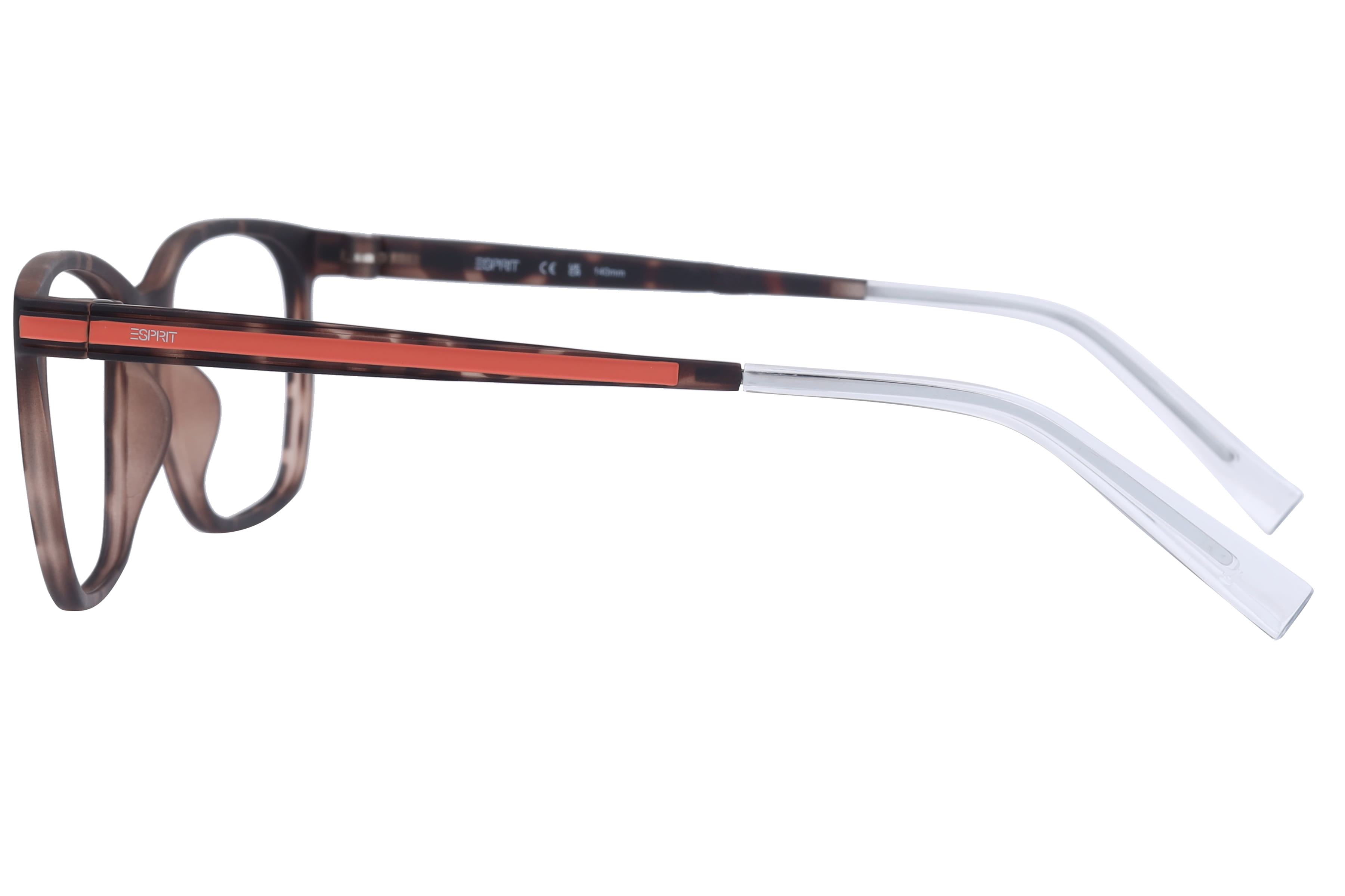 Esprit ET33519 Frame Matt Havana Unisex Full Shell Frame — Matt Havana frame — view 3