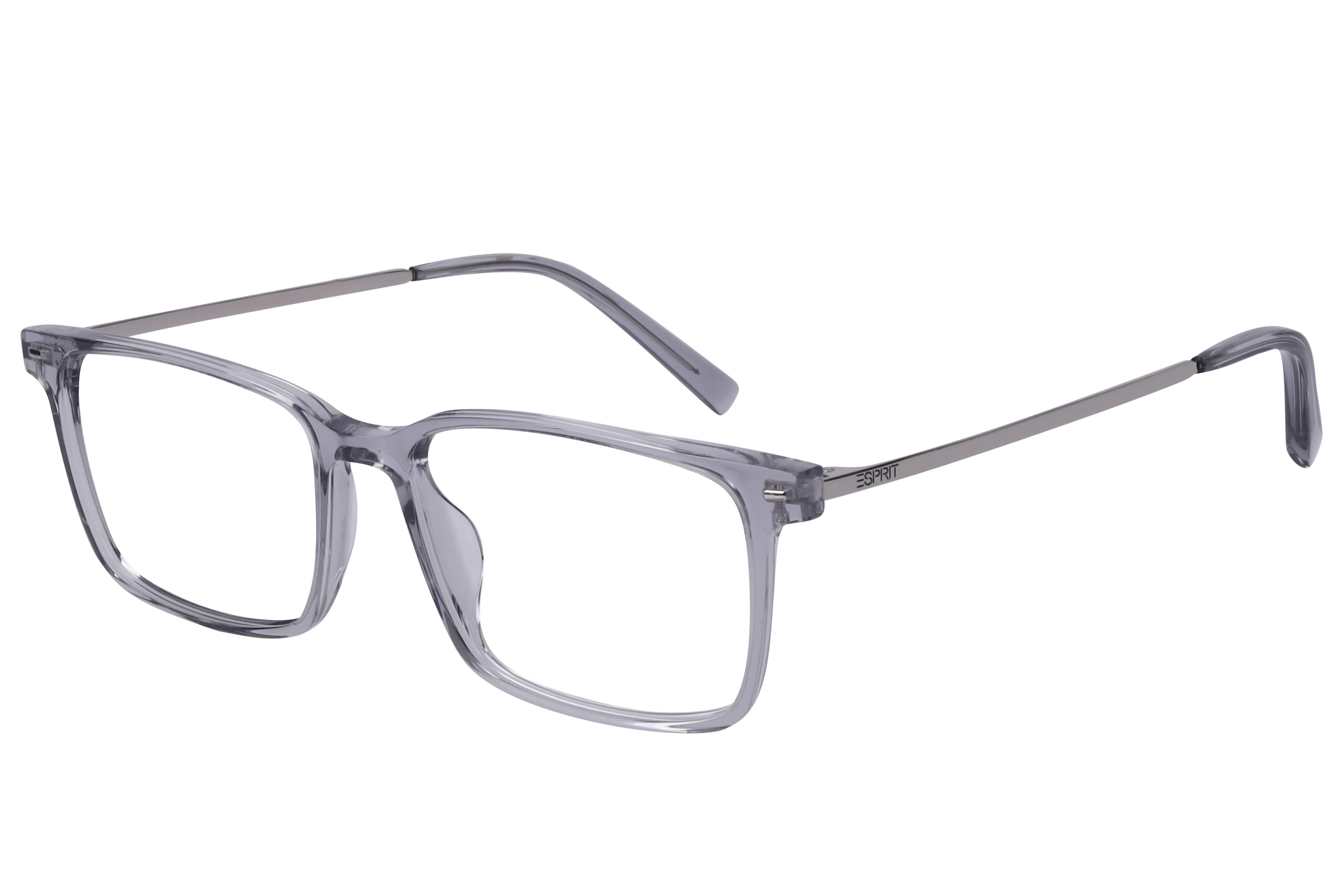 Esprit ET35616 Frame Transparent Grey Male Full Metal Frame — Transparent Grey frame — view 1