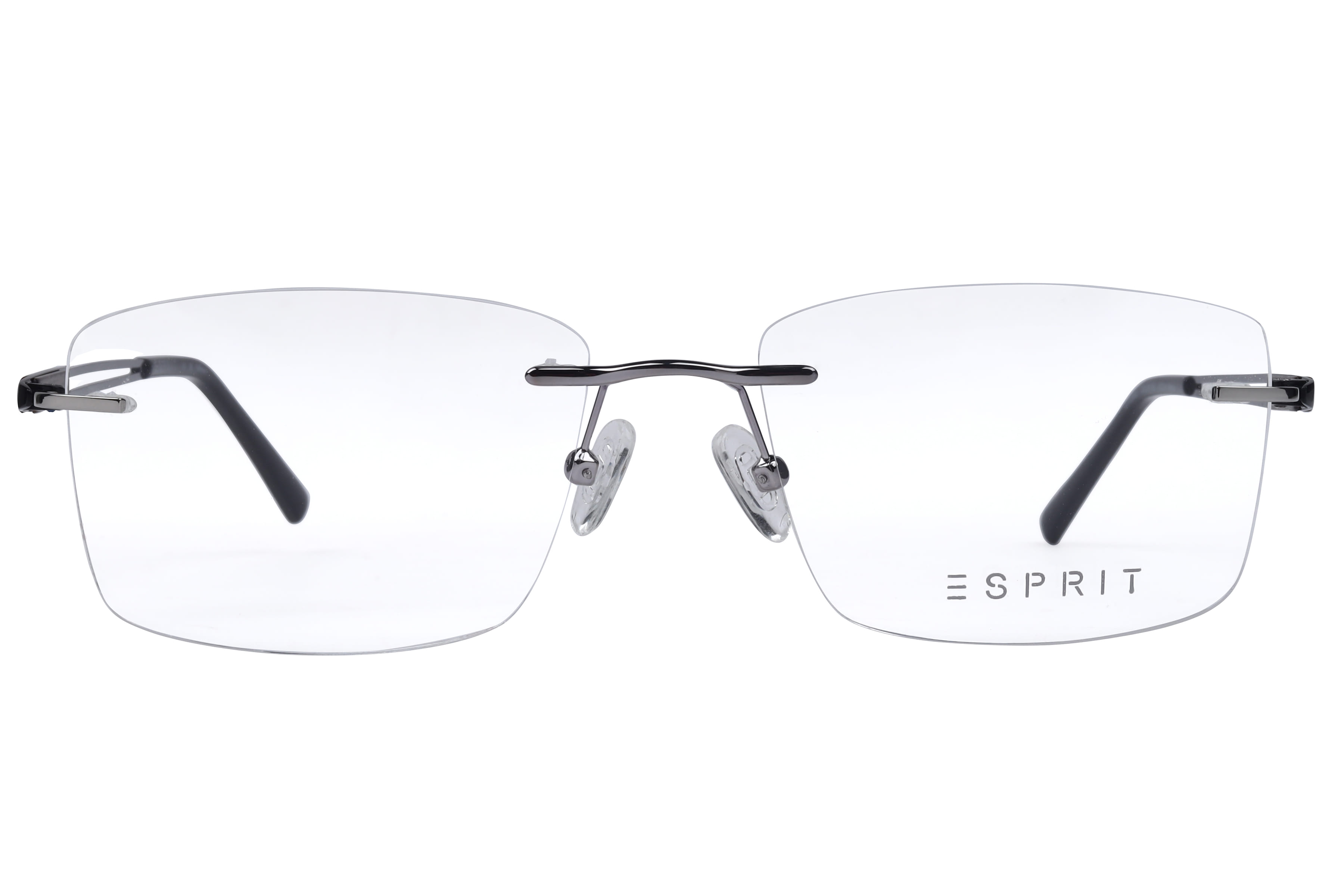 Esprit ET35600 Frame Gun Metal Male RimLess Metal Frame — Gun Metal frame — view 1