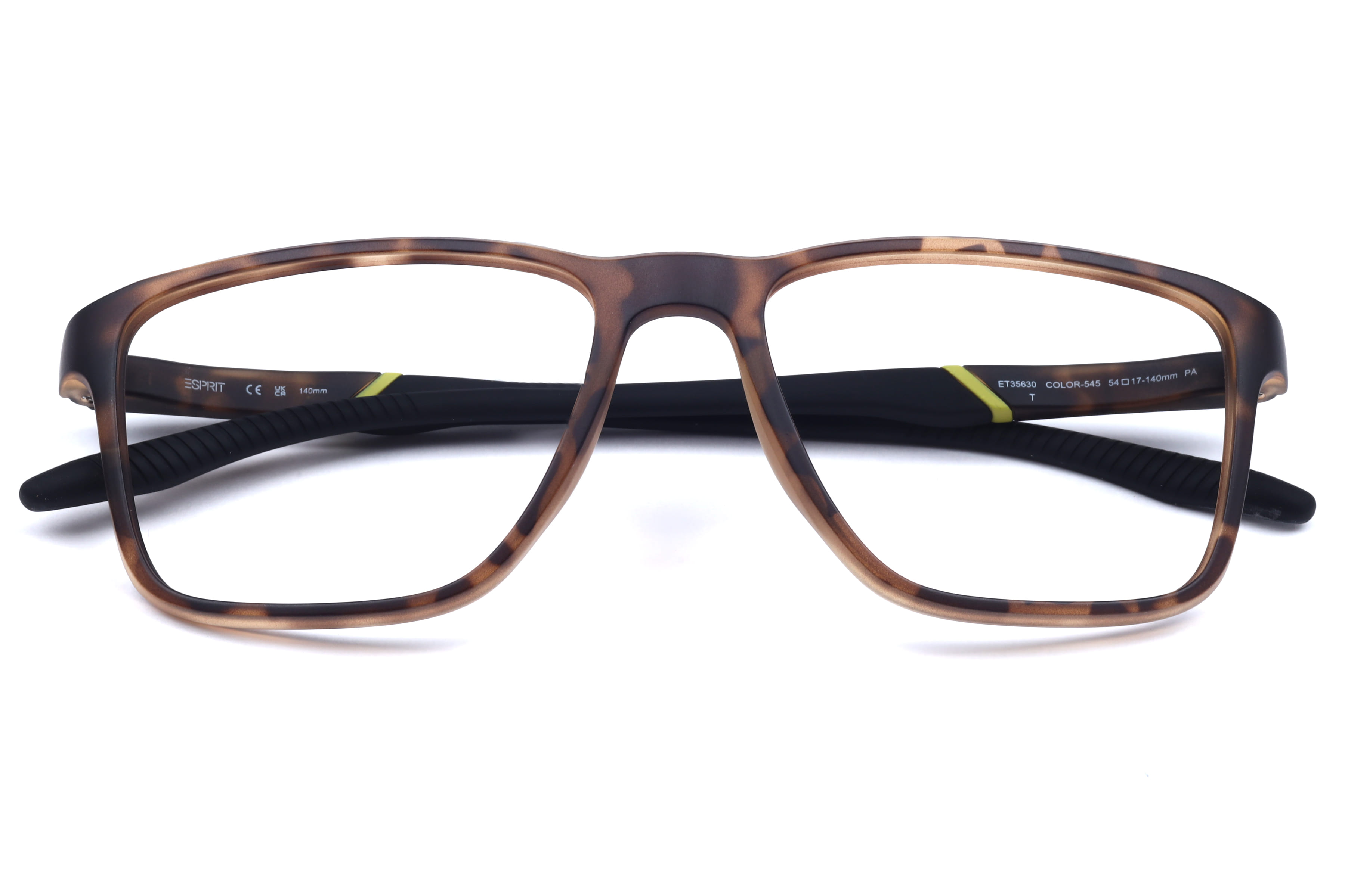 Esprit ET35630 Frame Havana Male Full Shell Frame — Havana frame — view 4