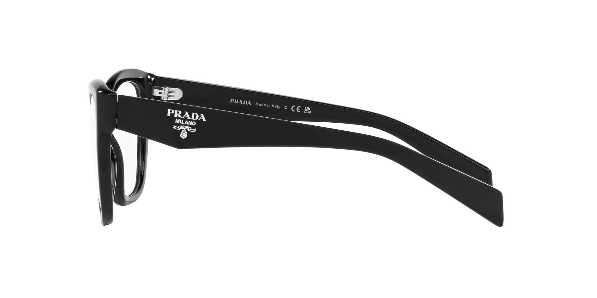 Prada 0PR20ZV Frame Black Female Full Shell Frame — Black frame — view 8