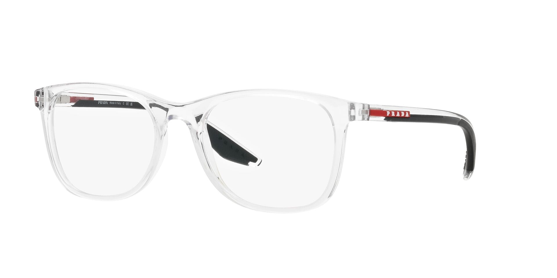 Prada 0PS05PV Frame Transparent Male Full Shell Frame — Transparent frame — view 1