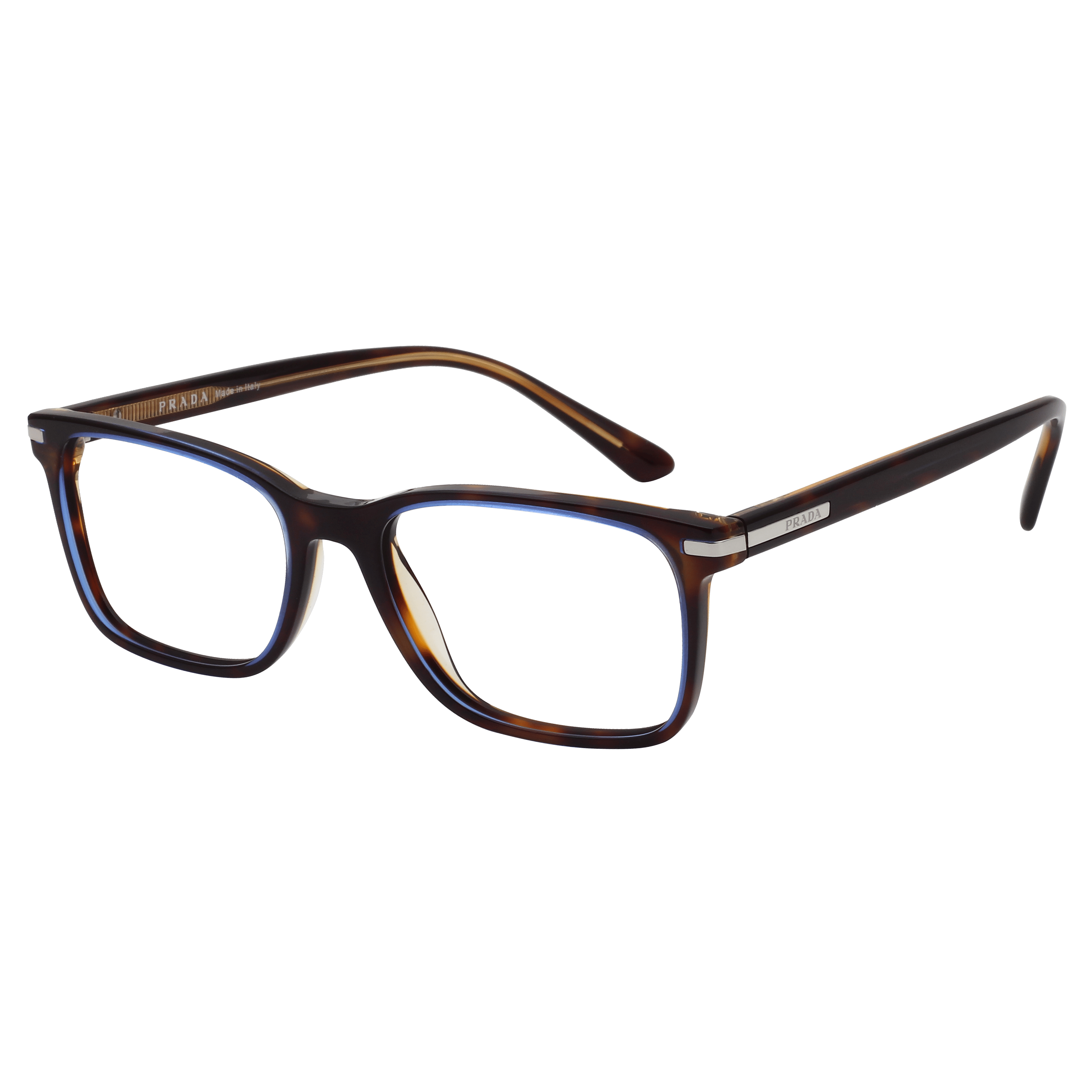 Prada 0PR14WV Frame Tortoise Male Full Shell Frame — Tortoise frame — view 1
