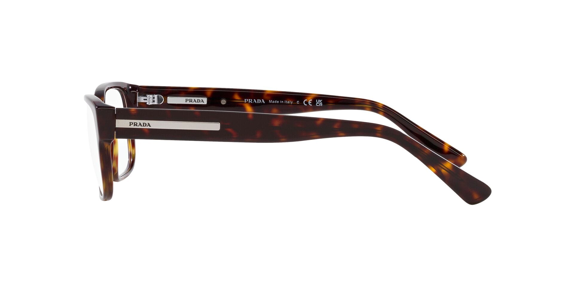 Prada 0PR 18ZV Frame Havana Male Full Shell Frame — Havana frame — view 9