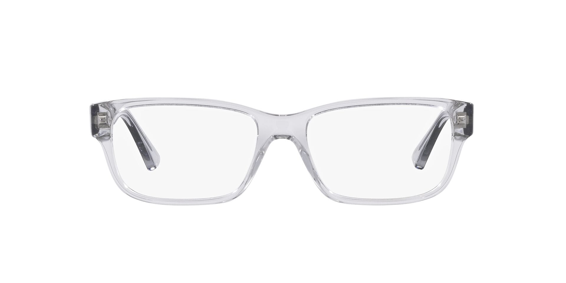 Prada 0PR 18ZV Frame Transparent Grey Male Full Shell Frame — Transparent Grey frame — view 4