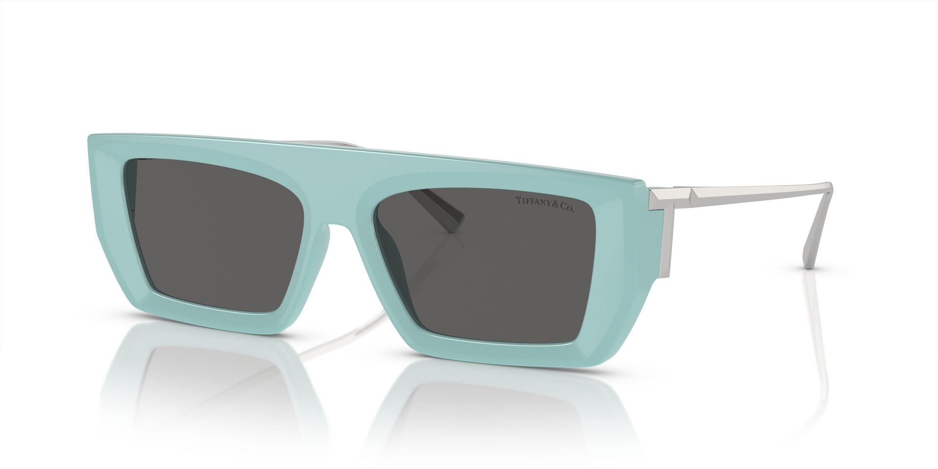 Tiffany & Co 0TF4214U Sunglass Sky Blue Female Full Metal — Sky Blue frame
