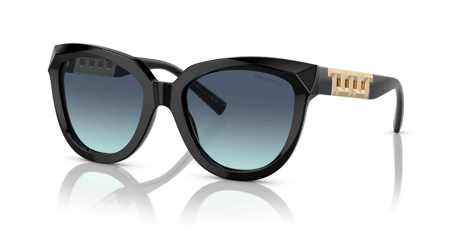 Tiffany & Co 0TF4215 Sunglass Black Female Full Metal Sunglass — view 1