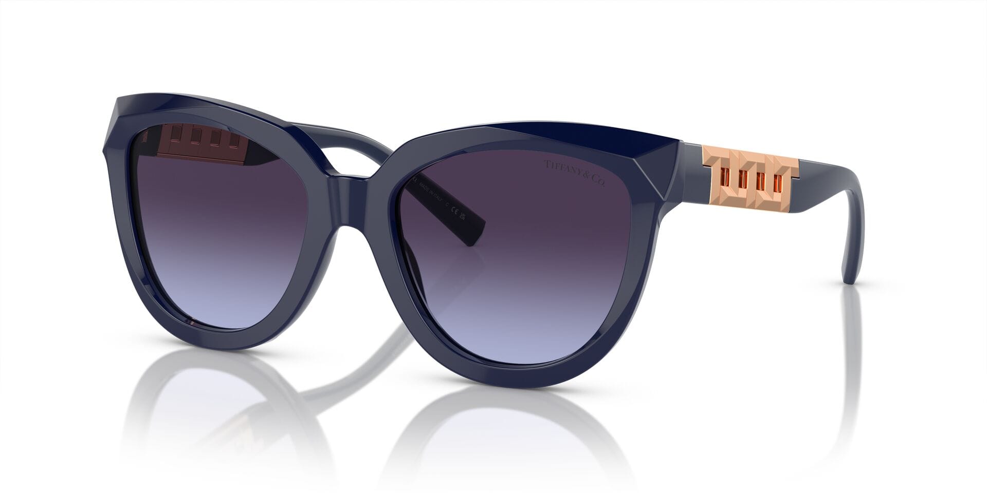 Tiffany & Co 0TF4215 Sunglass Blue Female Full Metal with Sh Sunglass — view 1