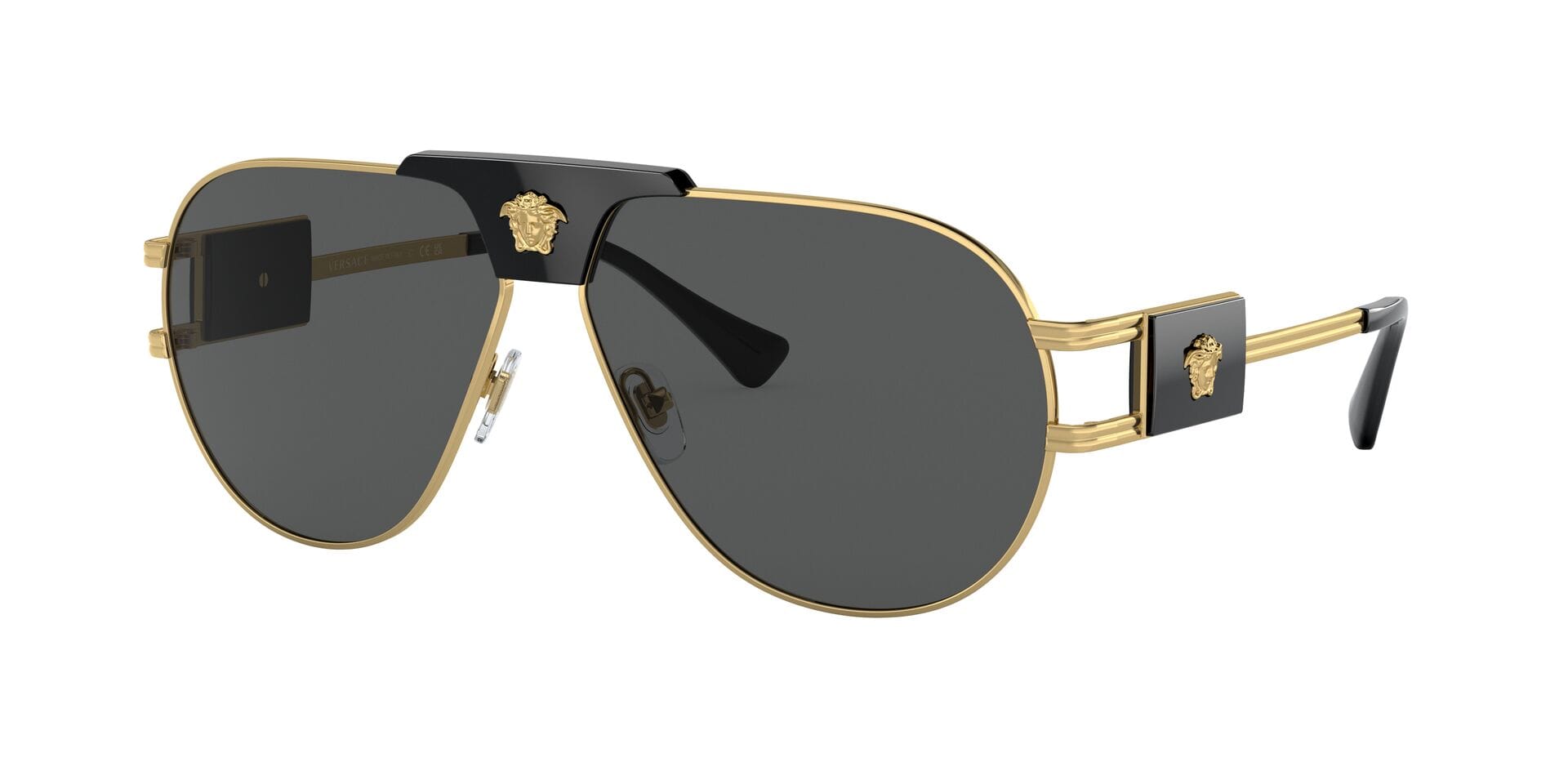 Versace 0VE2252 Sunglass Gold Male Full Metal — Gold frame
