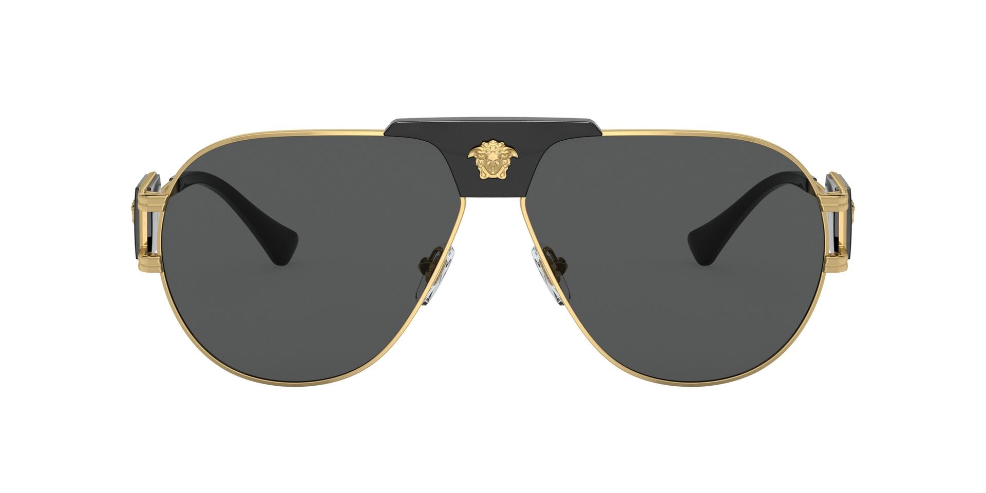Versace 0VE2252 Sunglass Gold Male Full Metal Sunglass — Gold frame — view 5