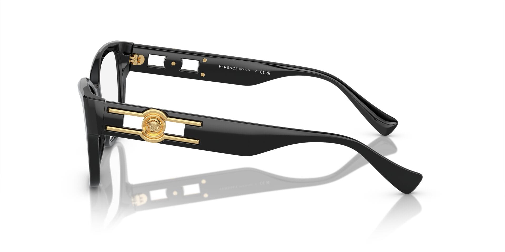 Versace 0VE3347 Frame Black Female Full Shell Frame — Black frame — view 5