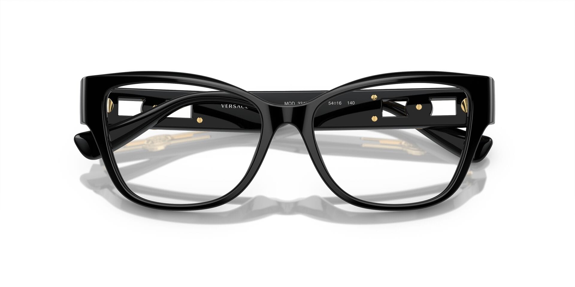 Versace 0VE3347 Frame Black Female Full Shell Frame — Black frame — view 7