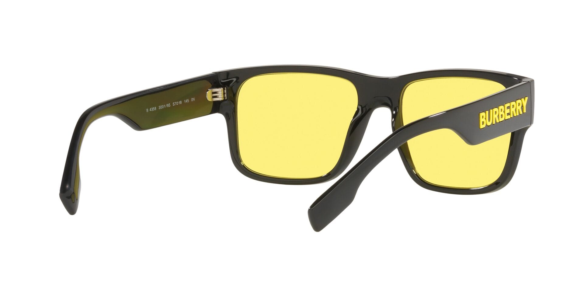 Burberry B 4358 3001/85 0N KNIGHT 0BE4358 Sunglass Black Male Full Sh Sunglass — Black frame — view 22
