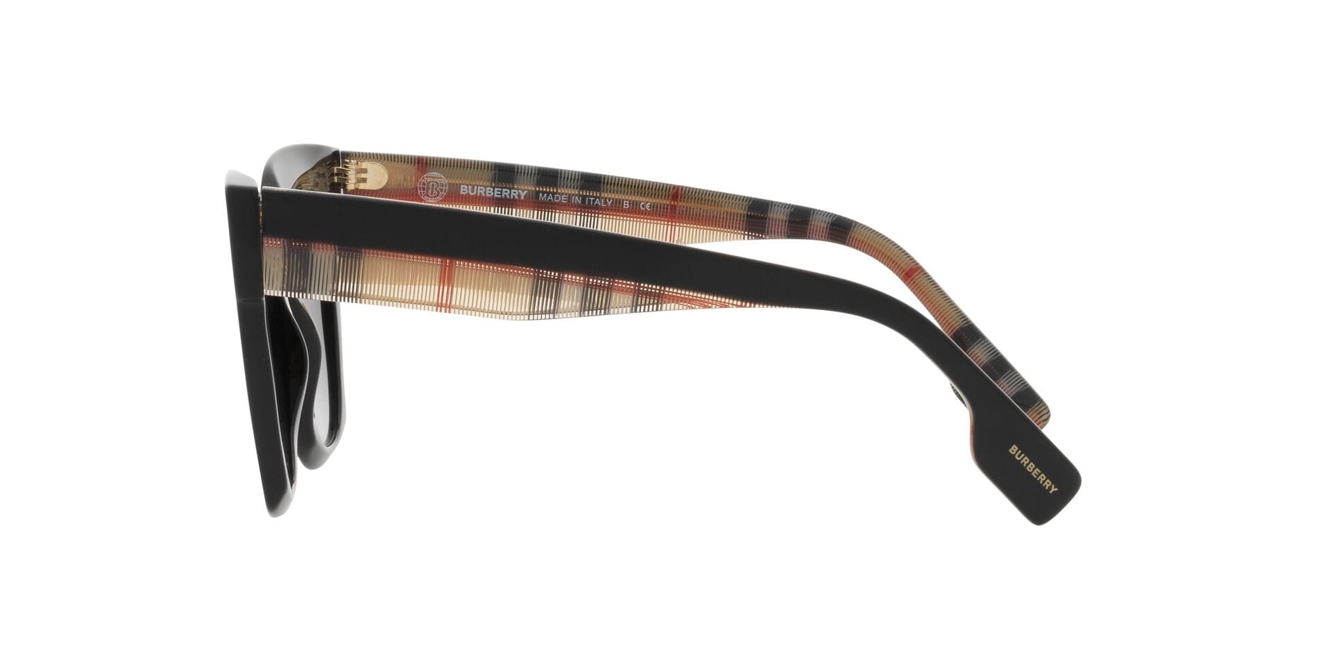 Burberry 0BE4364 Sunglass Black Female Full Shell Sunglass — Black frame — view 7
