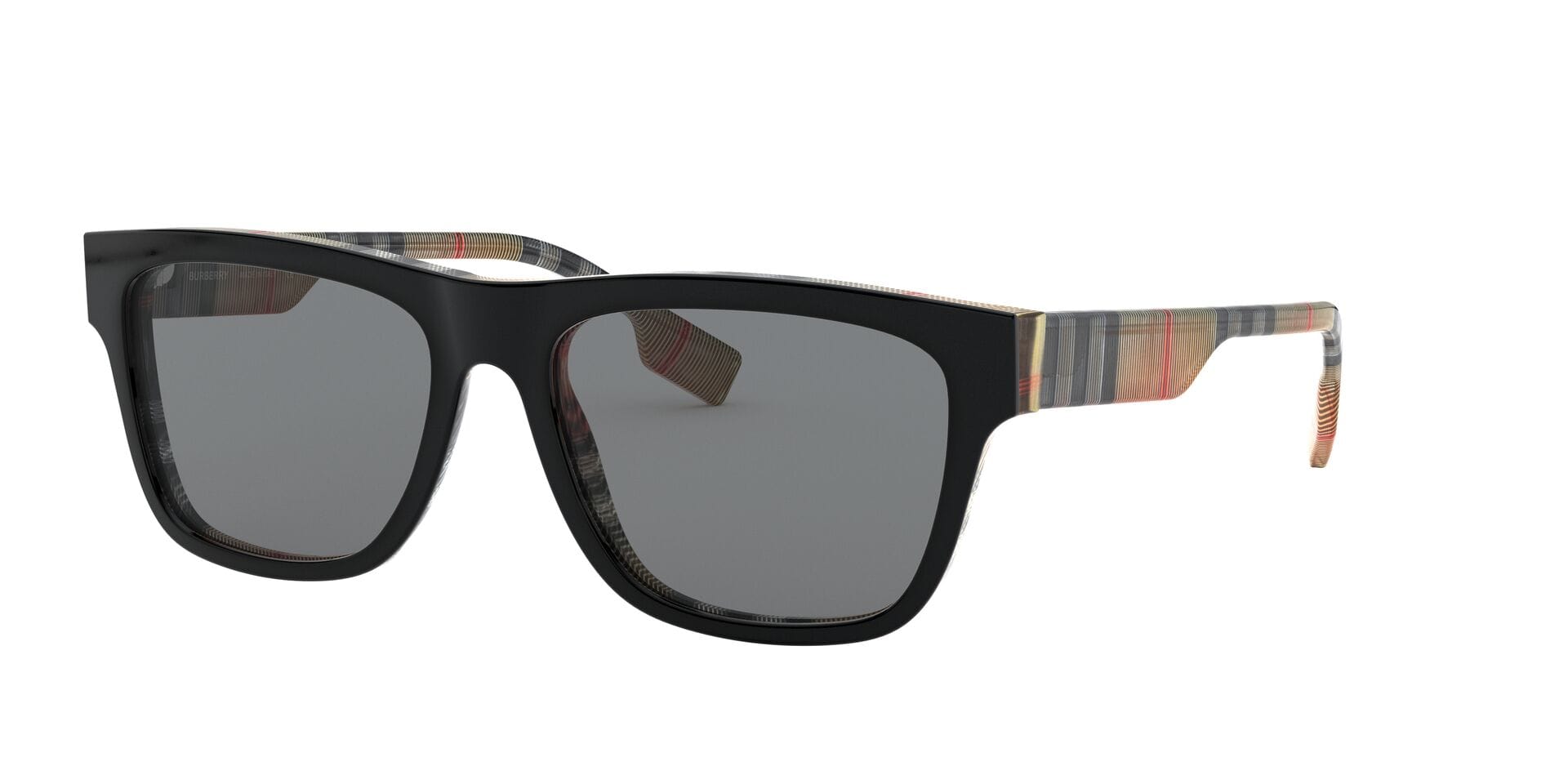 Burberry B 4293 3806/87 3N LONDON ENGLAND 0BE4293 Sunglass Black Male Sunglass — Black frame — view 1