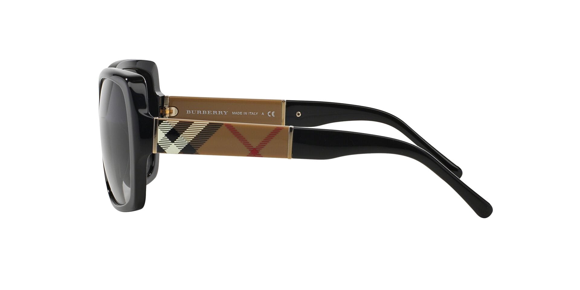 Burberry 0BE4160 Sunglass Black Female Full Shell Sunglass — Black frame — view 8